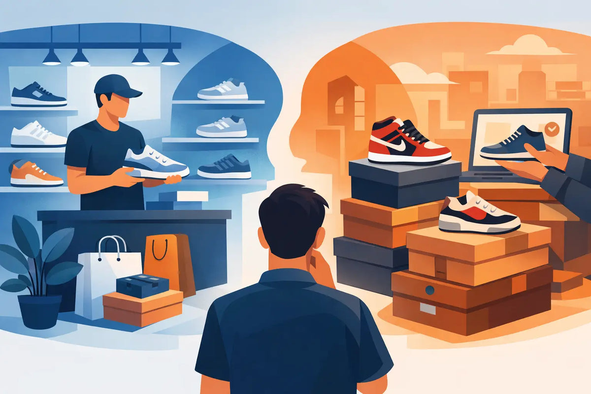 Sneakerwinkel versus reseller: wat kies je?