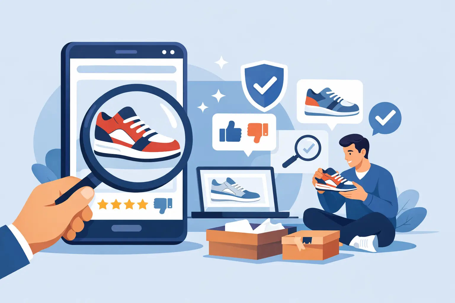 Sneaker kwaliteit online beoordelen zonder missers
