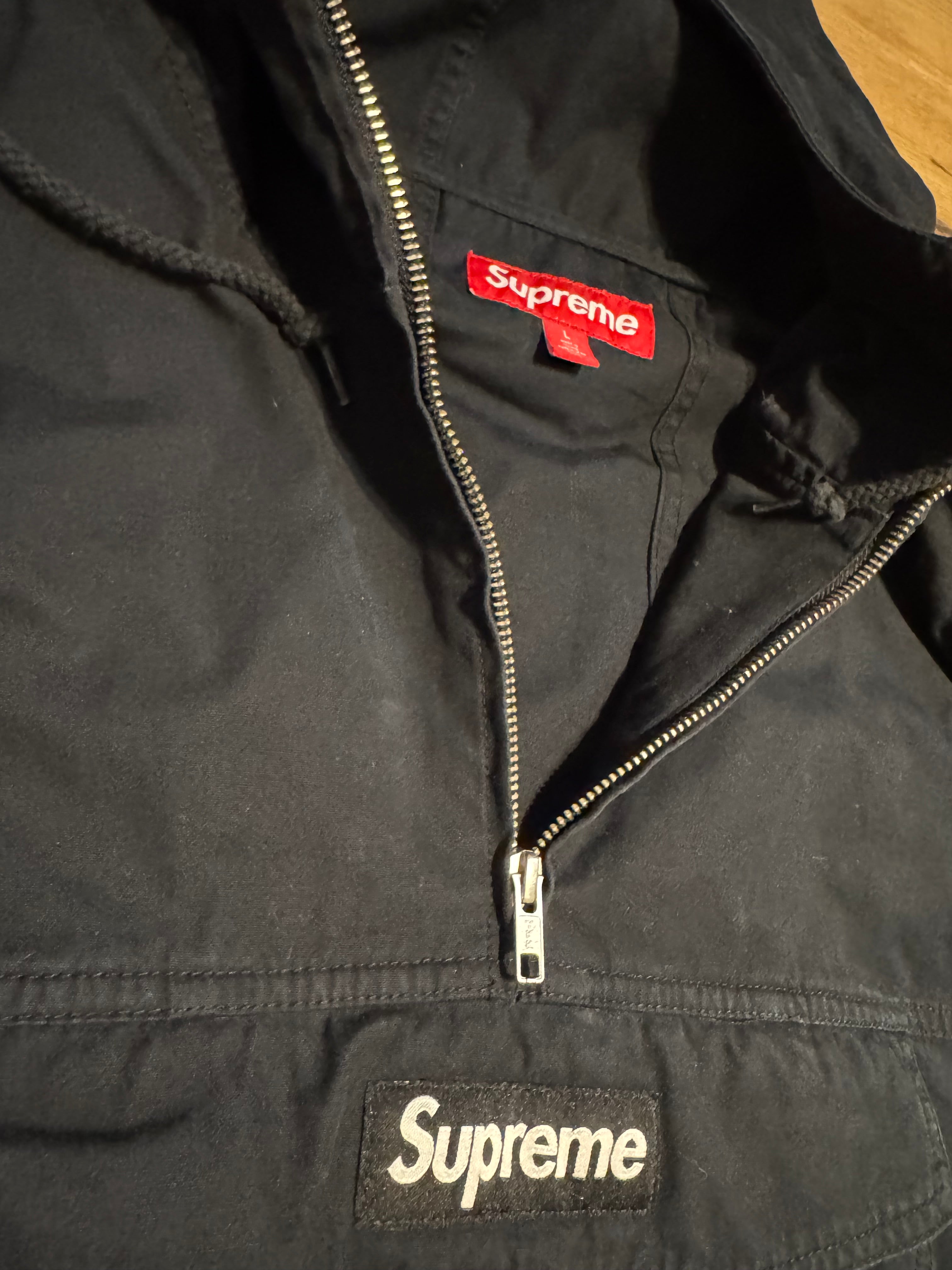 Supreme Anorak Black maat L