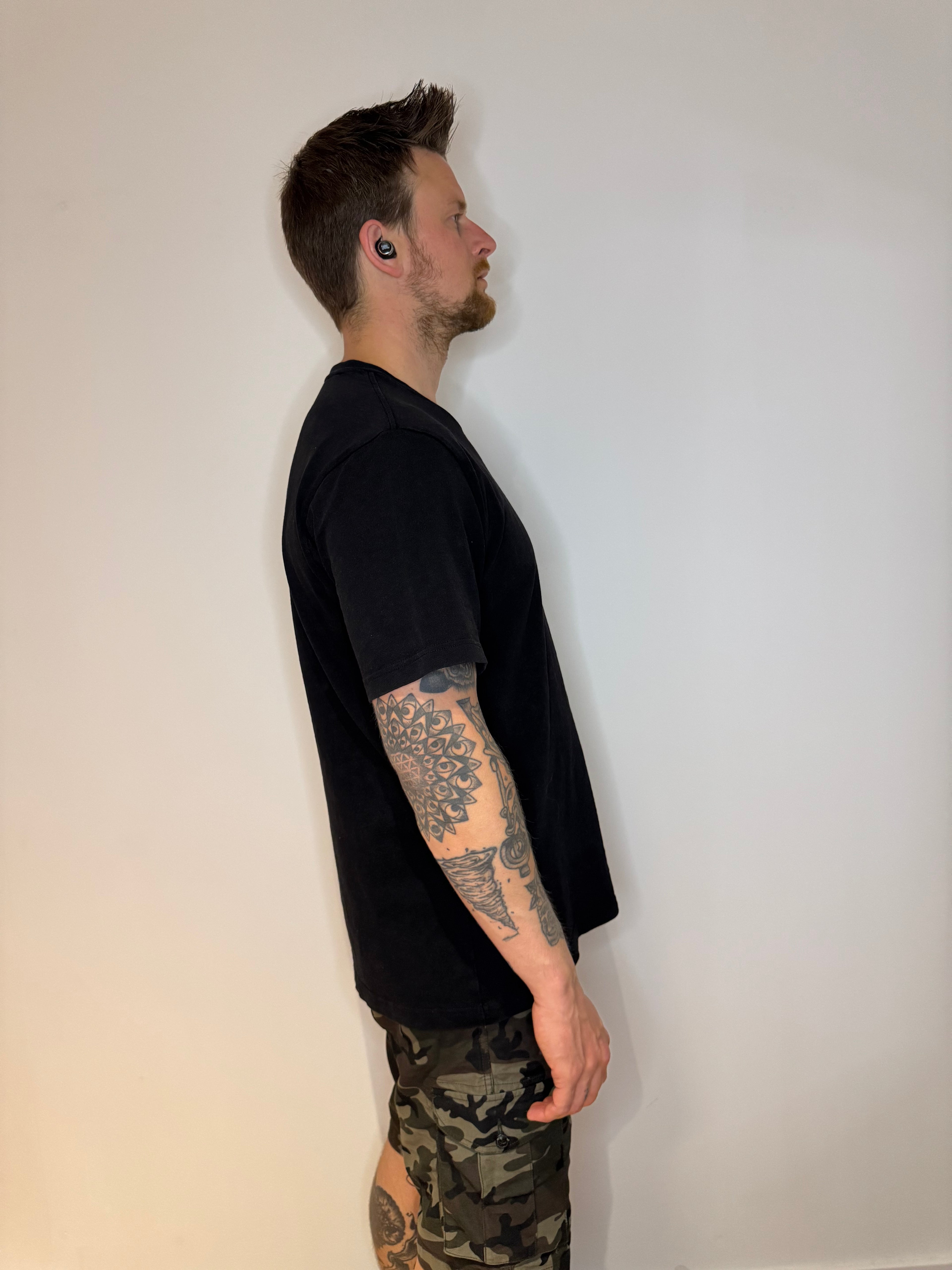 Supreme T-shirt chestpocket black maat L