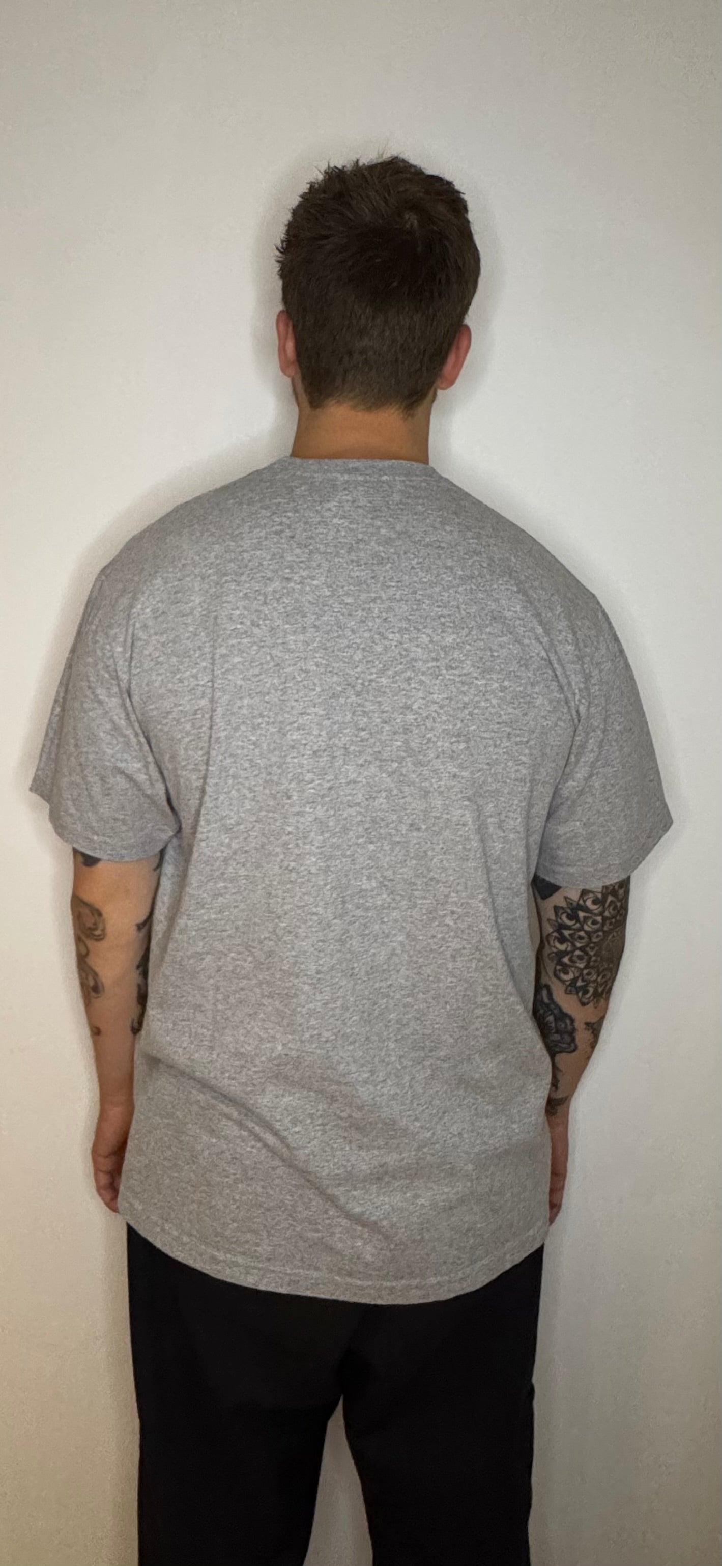Supreme Grey Purple Tee maat L