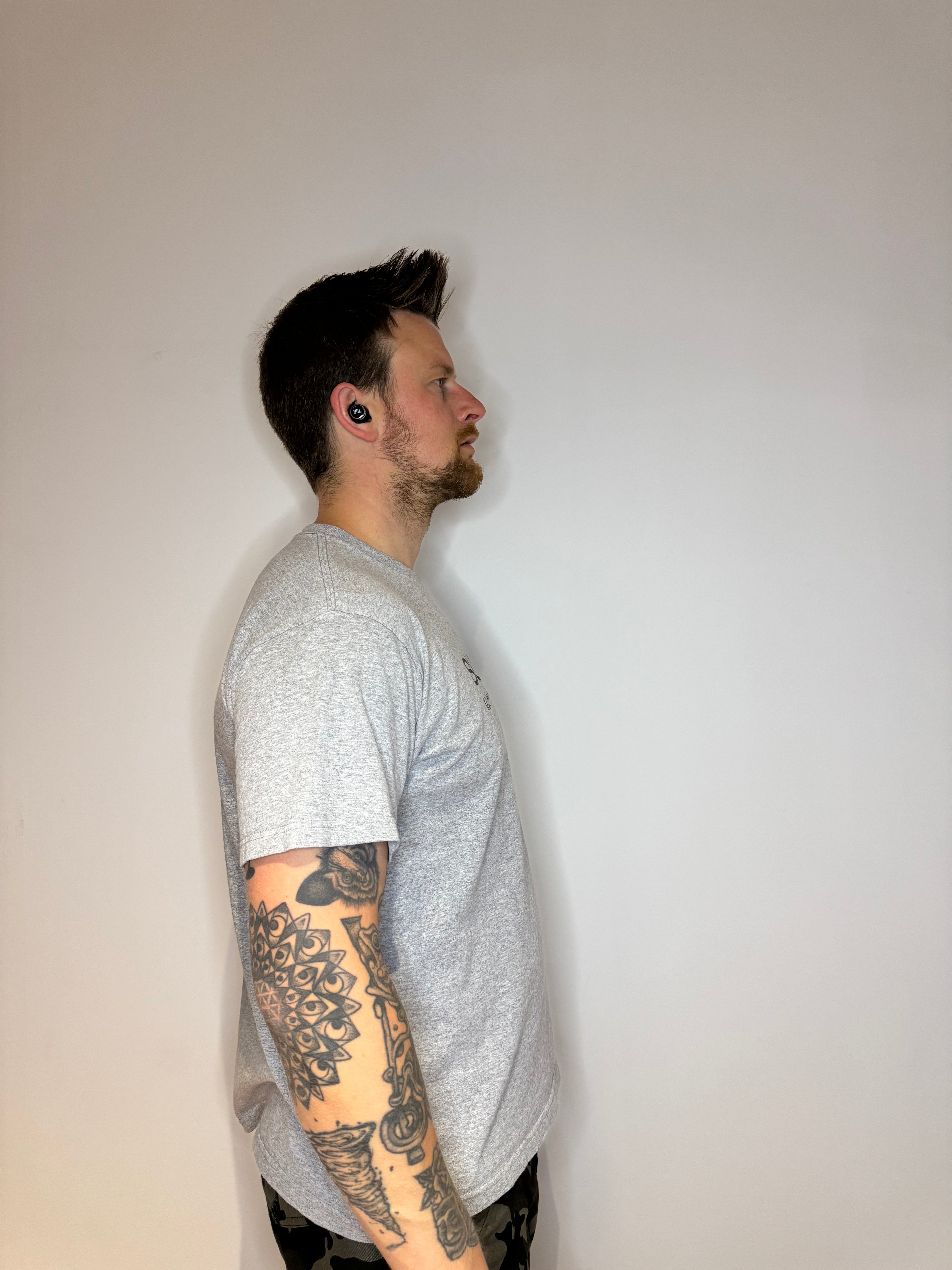 Supreme T-shirt Established 1994 Grijs maat M