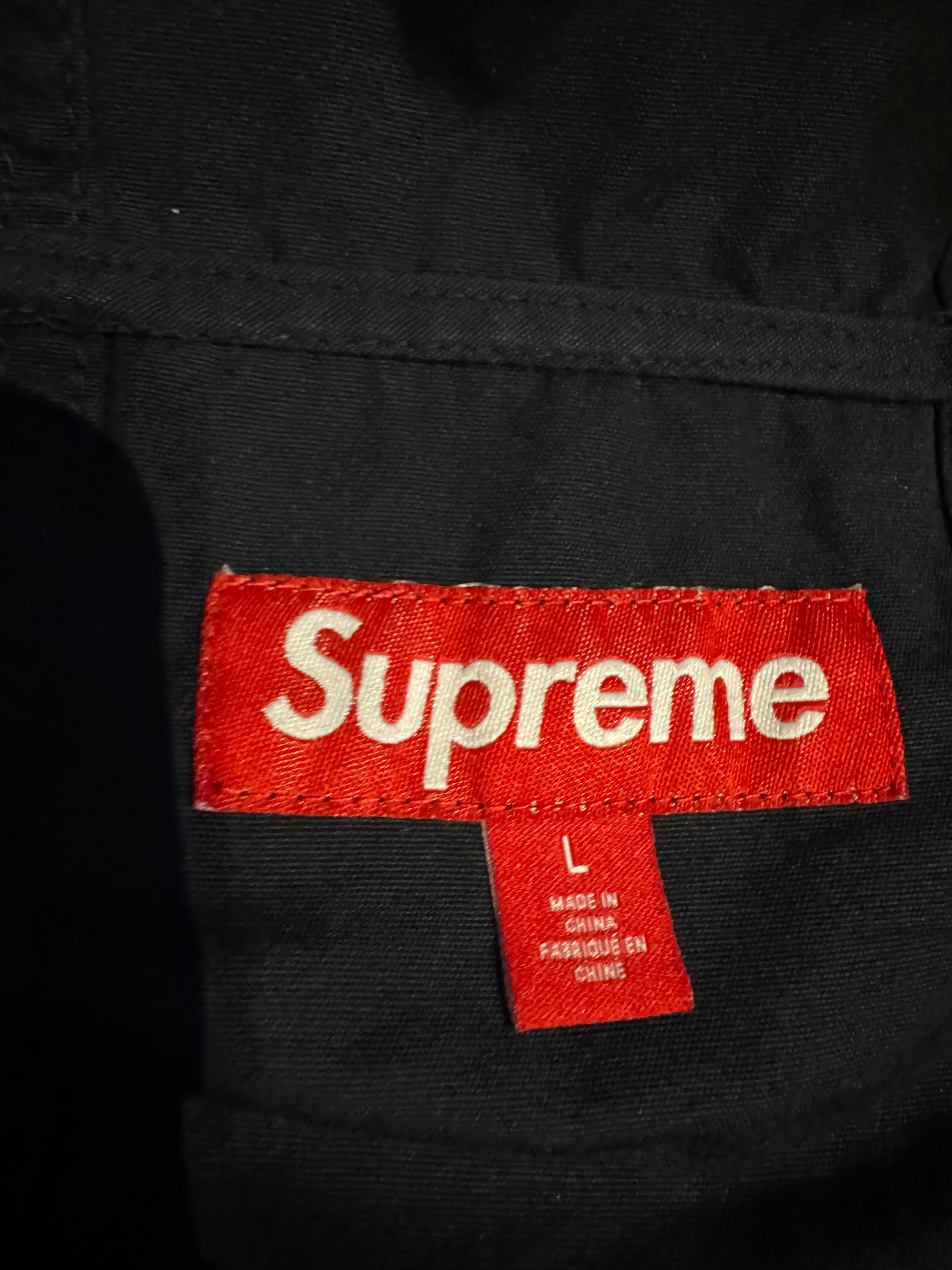 Supreme Anorak Black maat L