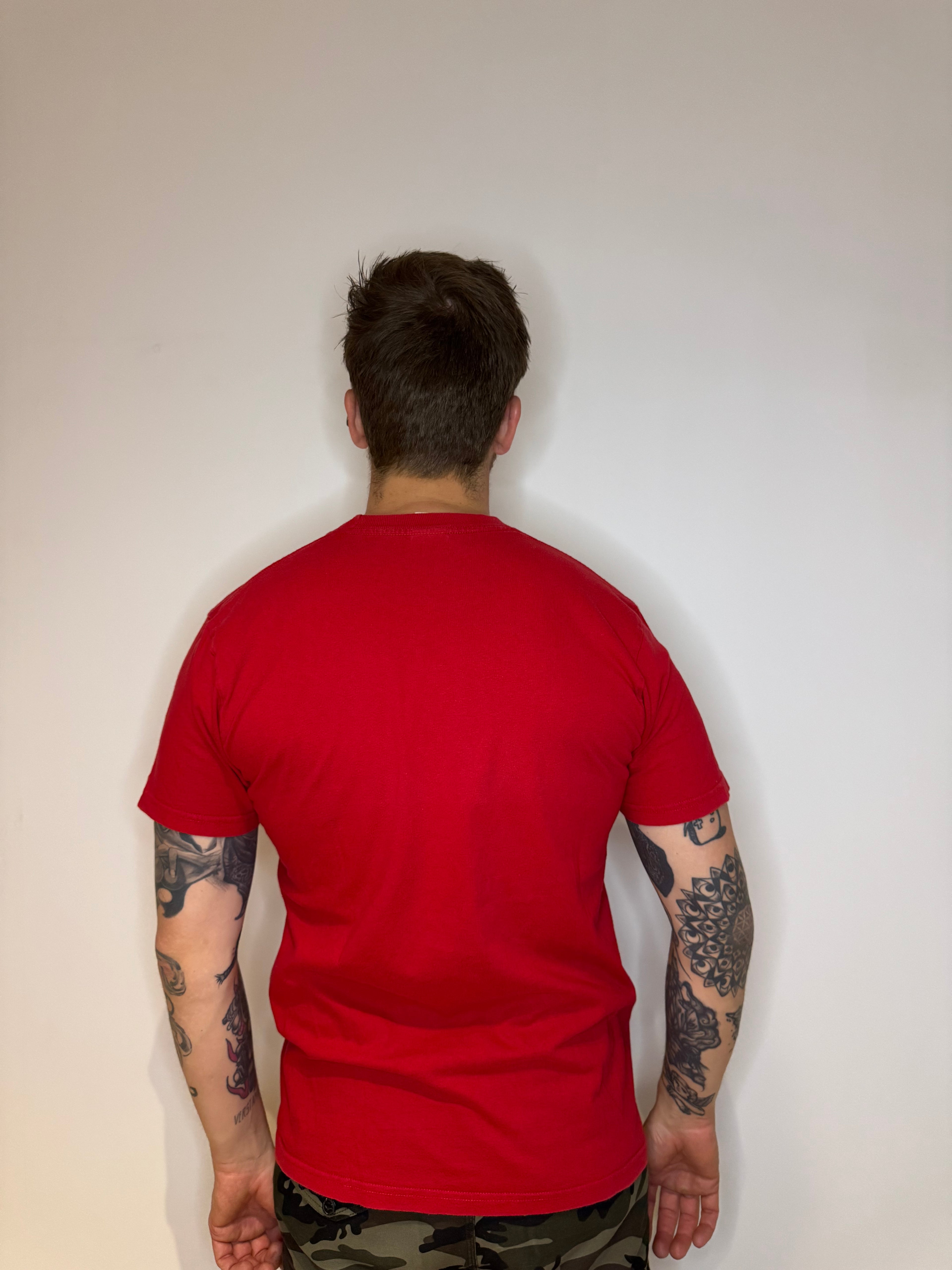 Supreme T-Shirt lettering colors red maat M