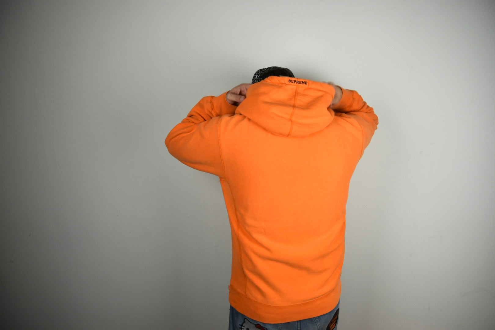 Supreme x Playboy Hoodie – Oranje – Limited Edition – Maat L