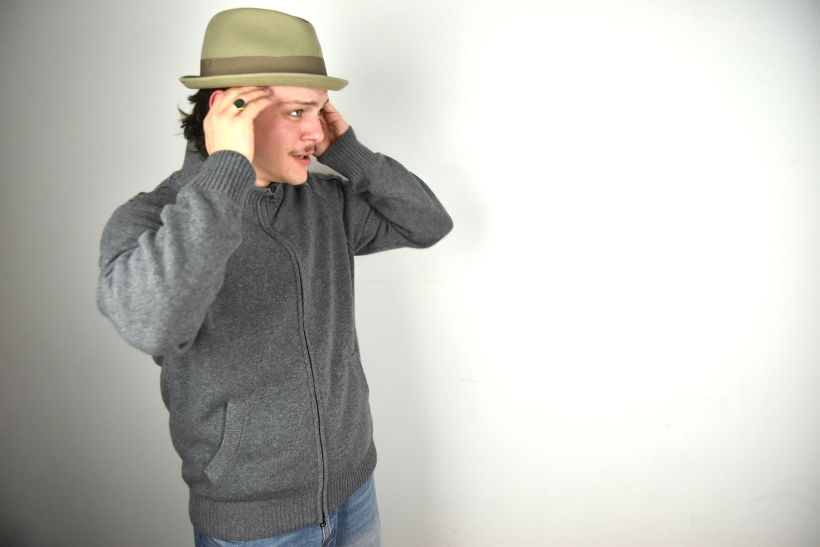 C.P Company zip vest Grey - L