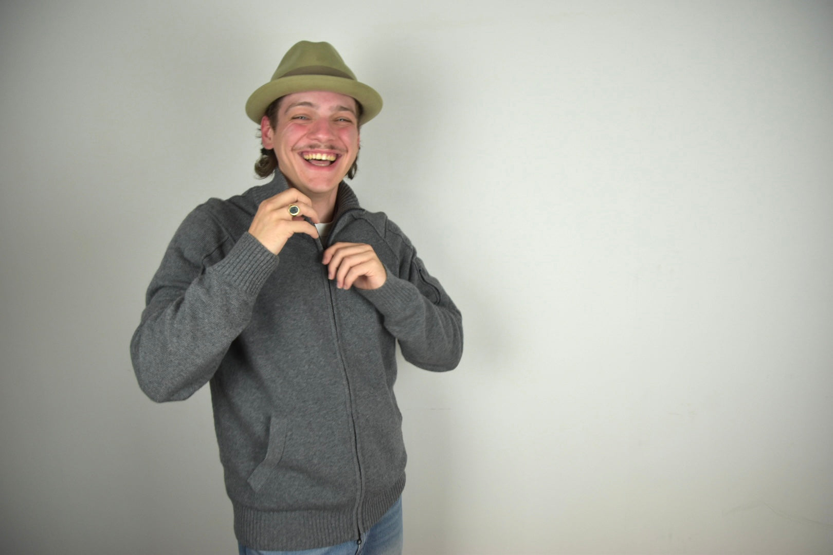 C.P Company zip vest Grey - L