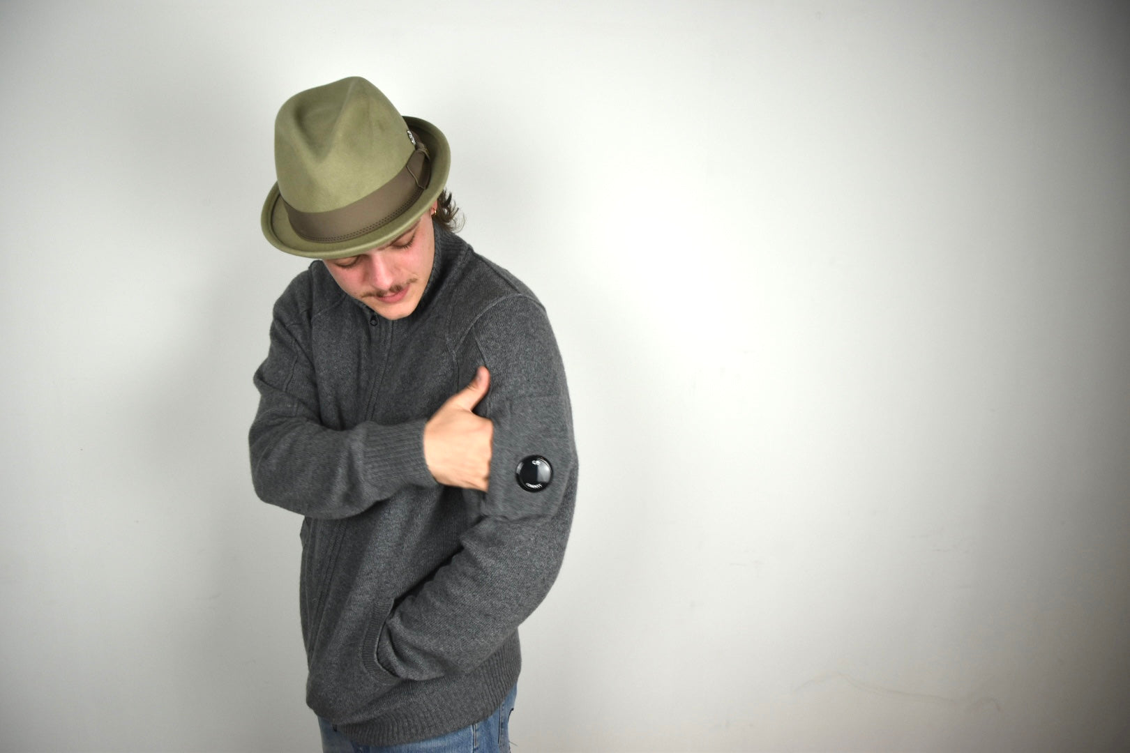 C.P Company zip vest Grey - L