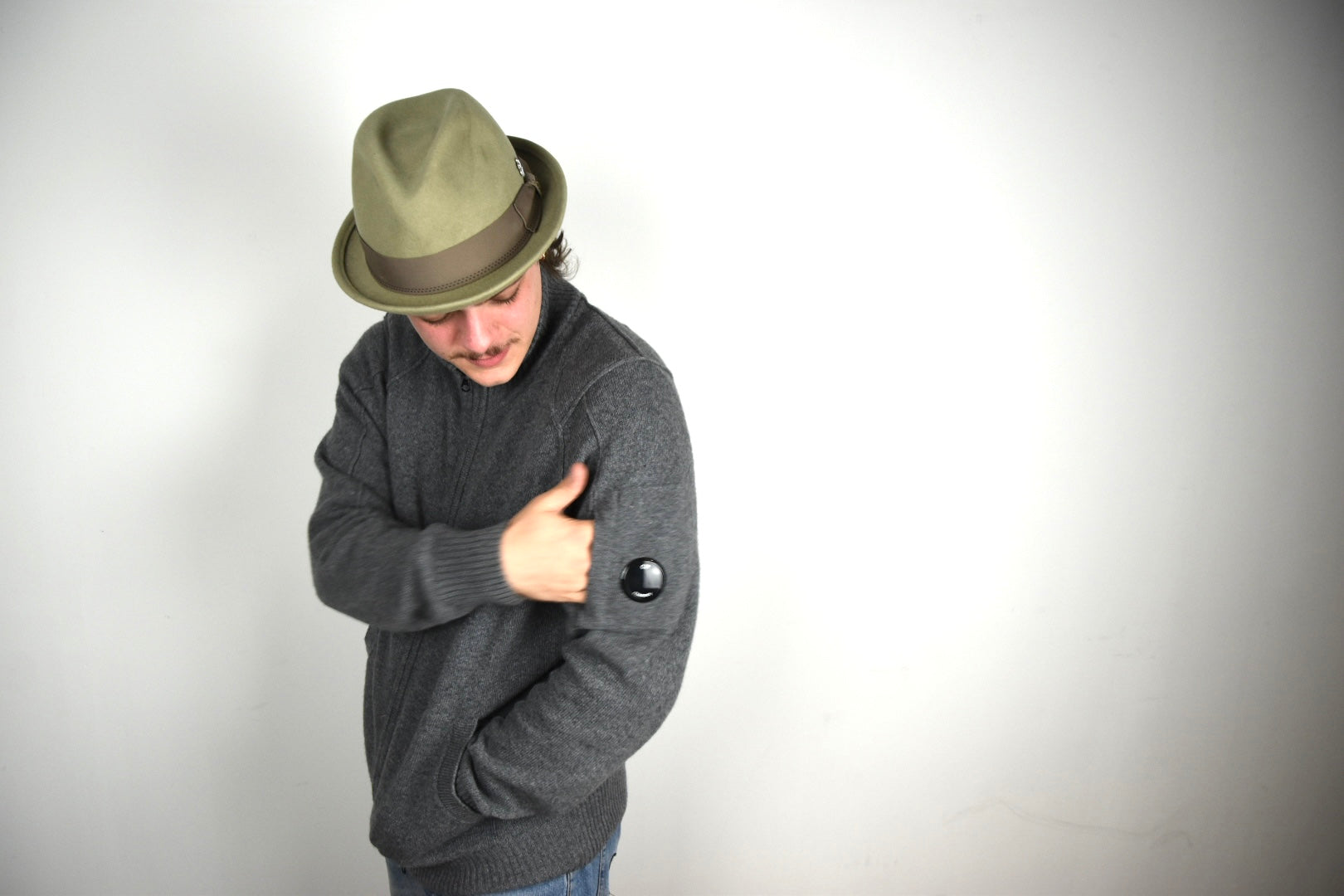 C.P Company zip vest Grey - L