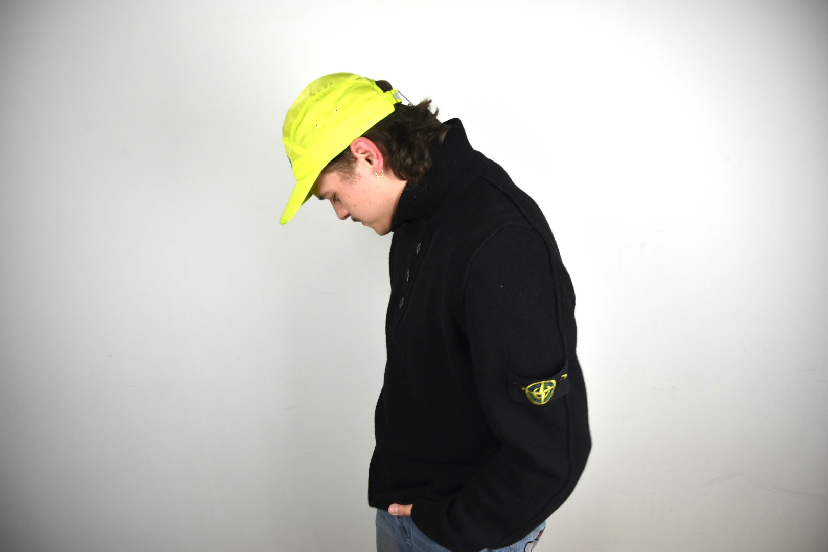 Stone Island Button-up Vest – Zwart - XL