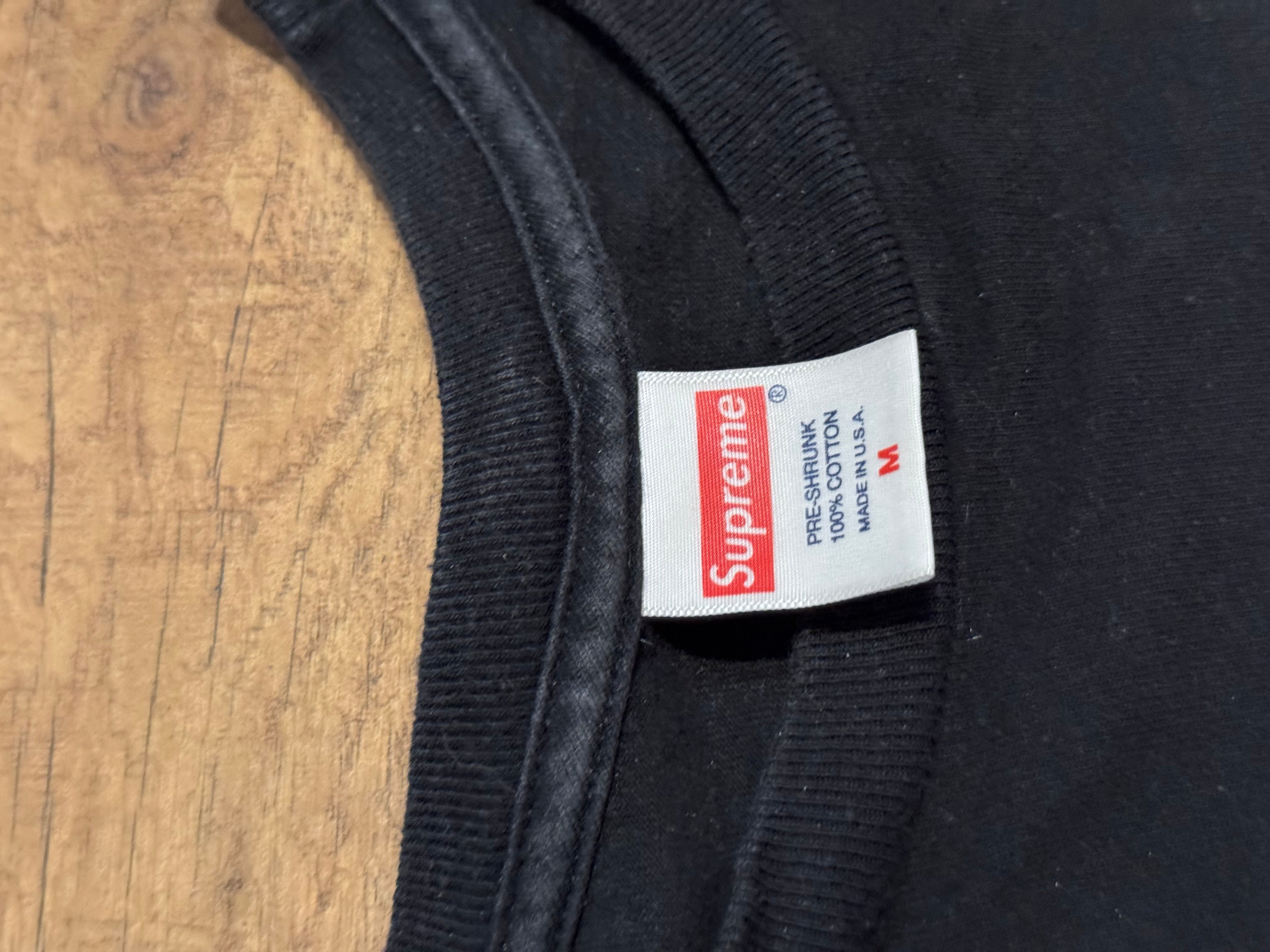 Supreme T-shirt Masterpieces Black maat M