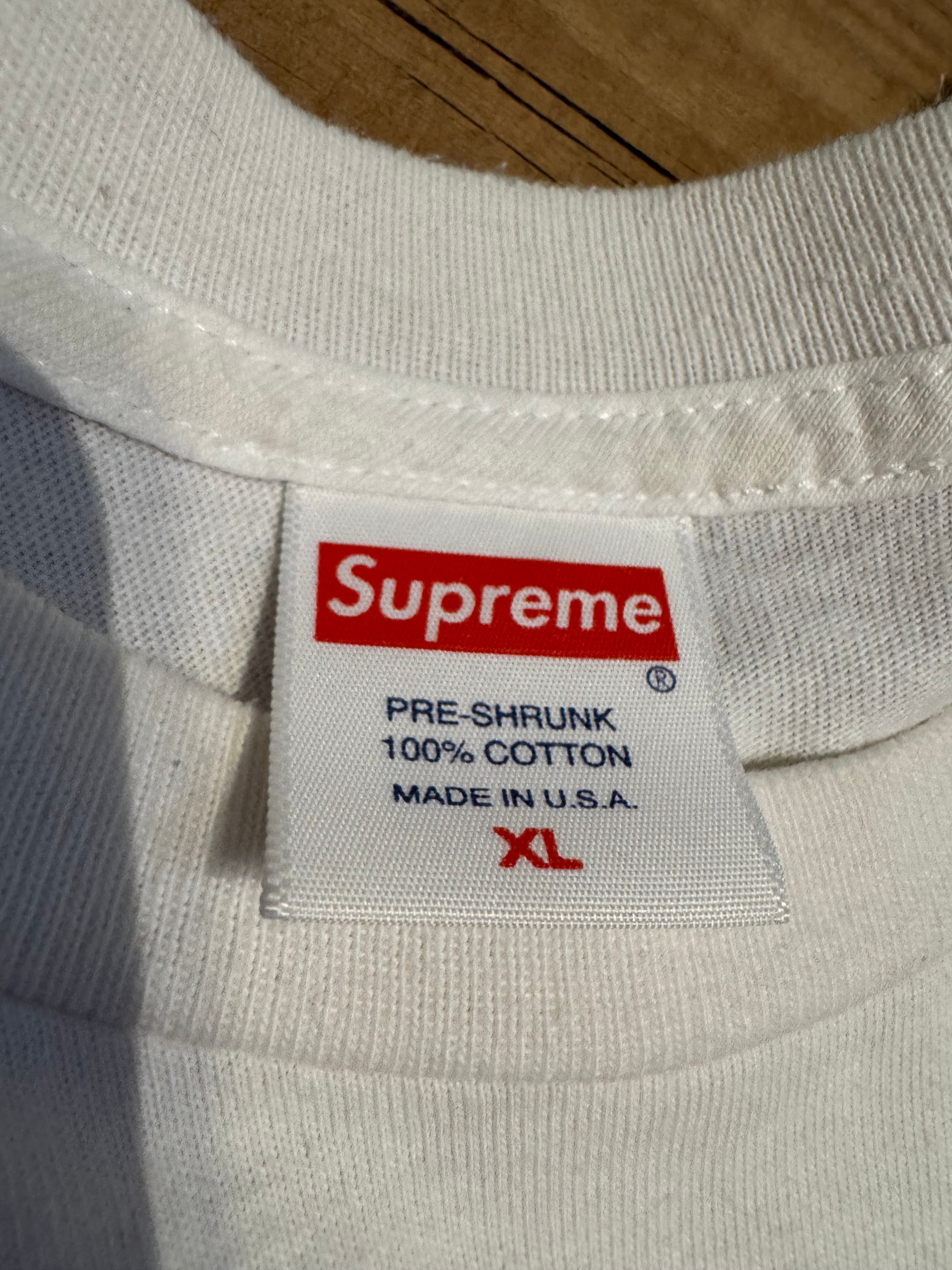 Supreme T-shirt Mary J Blige White maat XL