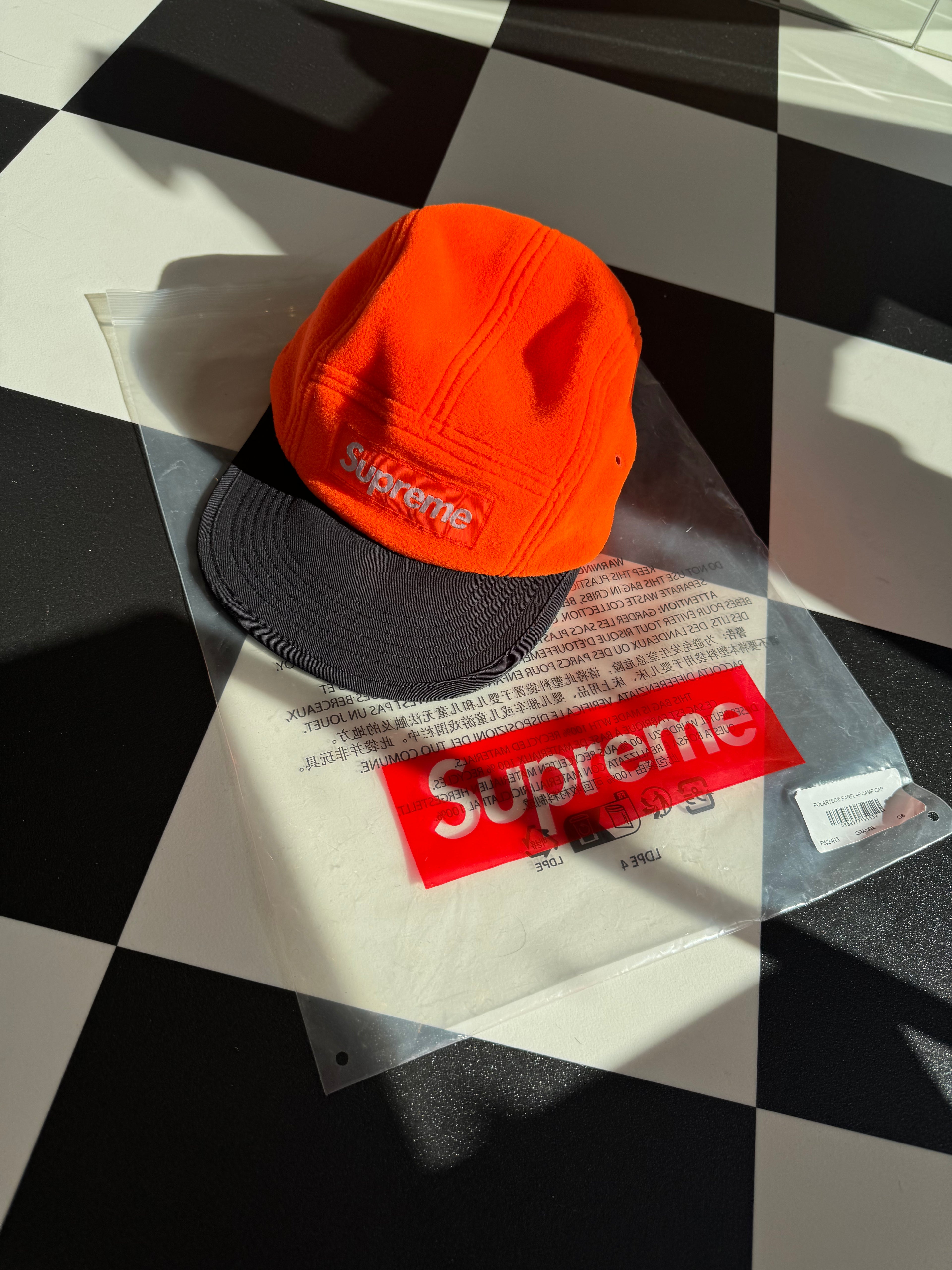 Supreme Polartec® 200 Fleece Earflap Camp Cap