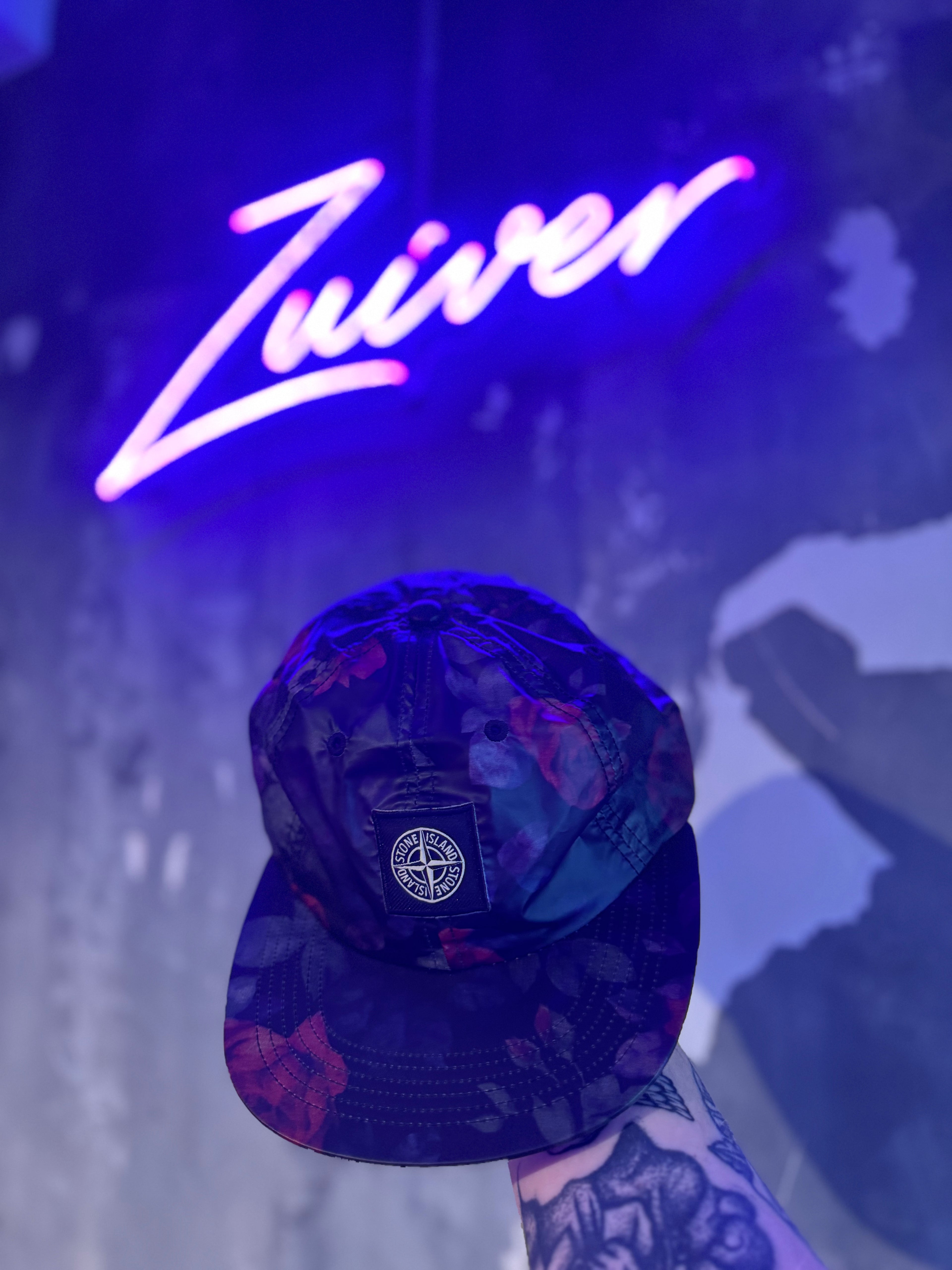 Stone Island x Supreme Floral Cap