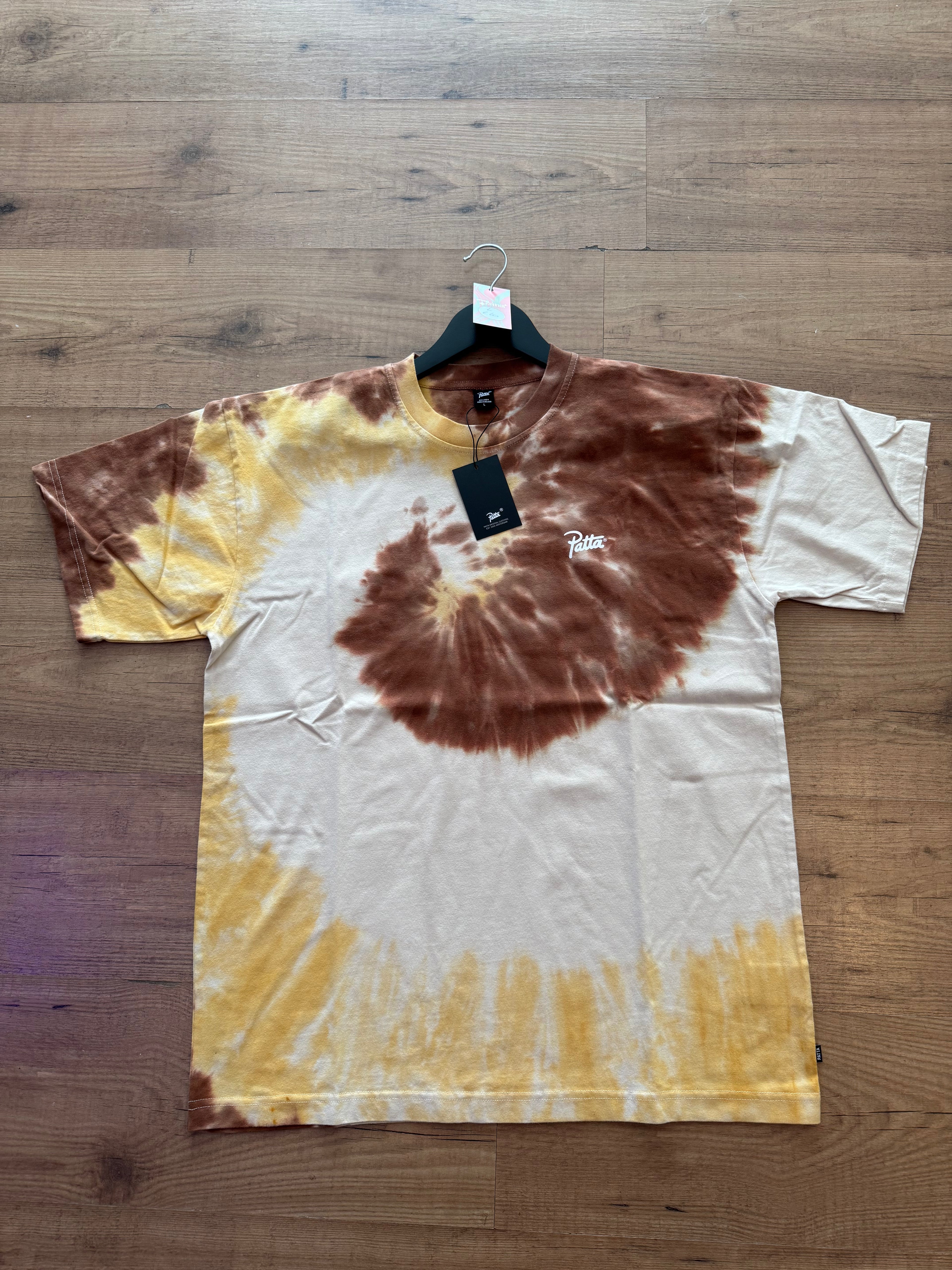 Patta Tie Dye Swirl T-Shirt maat L