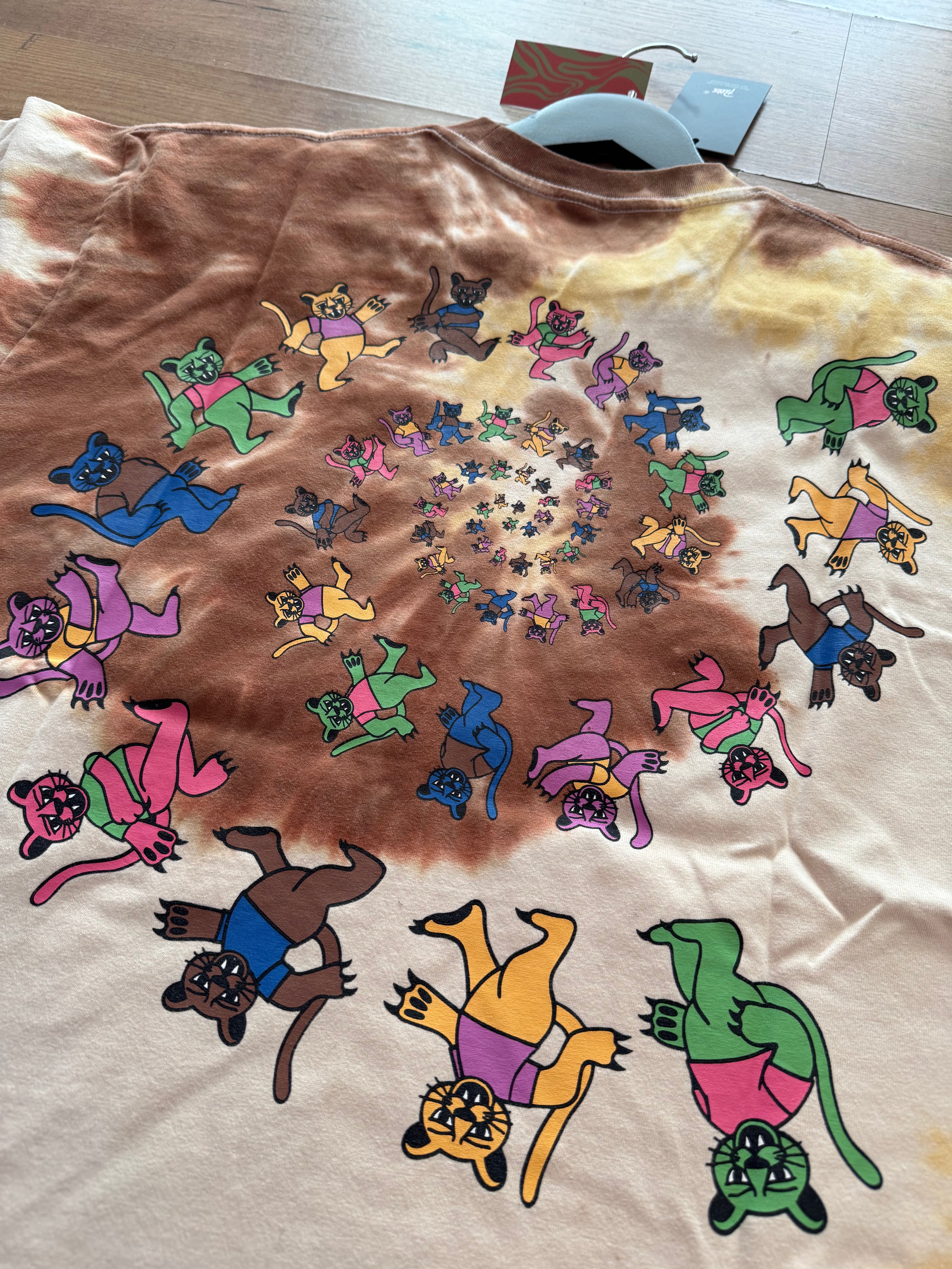 Patta Tie Dye Swirl T-Shirt maat L