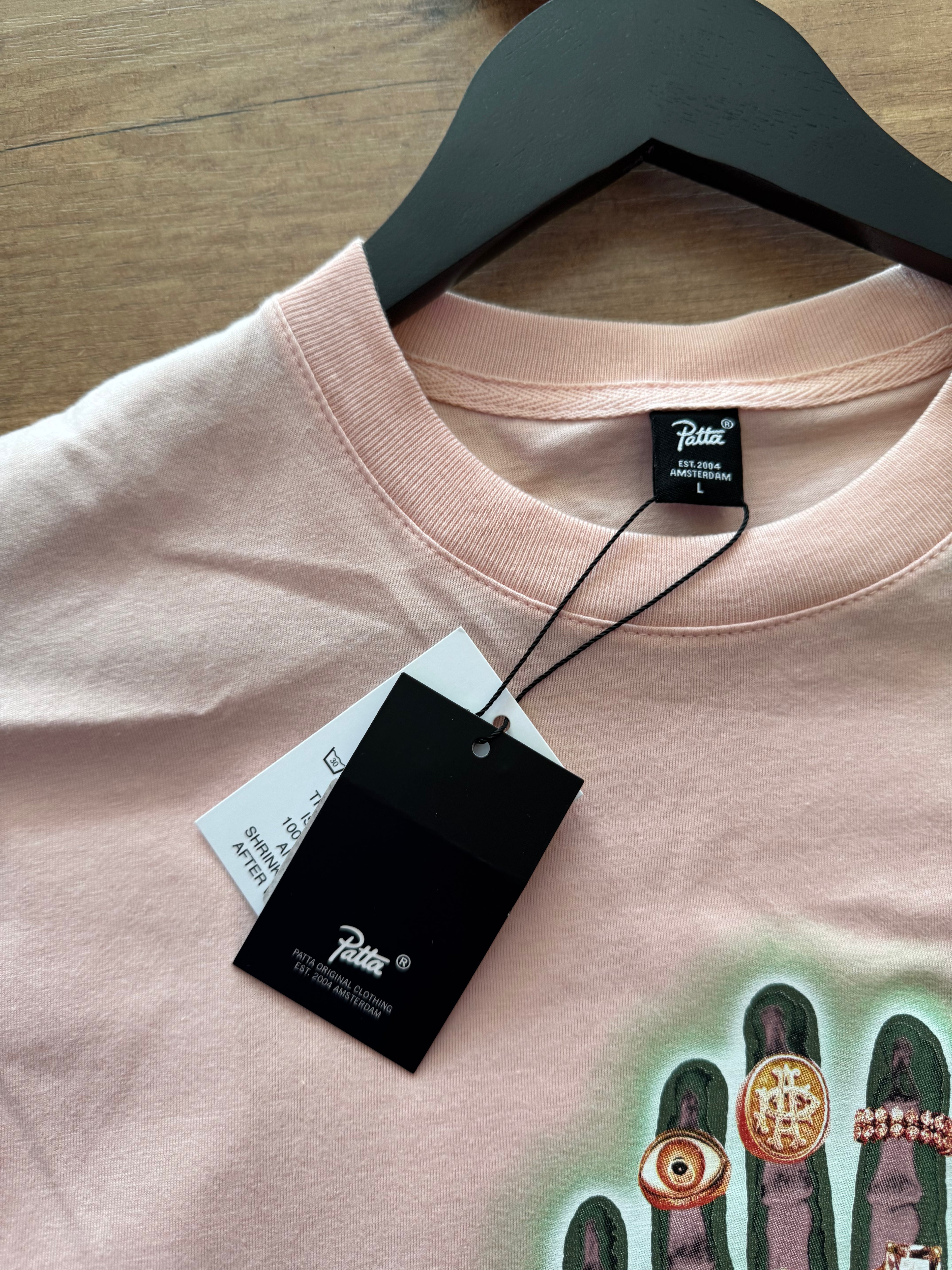 Patta healing hands t-shirt lotus size L