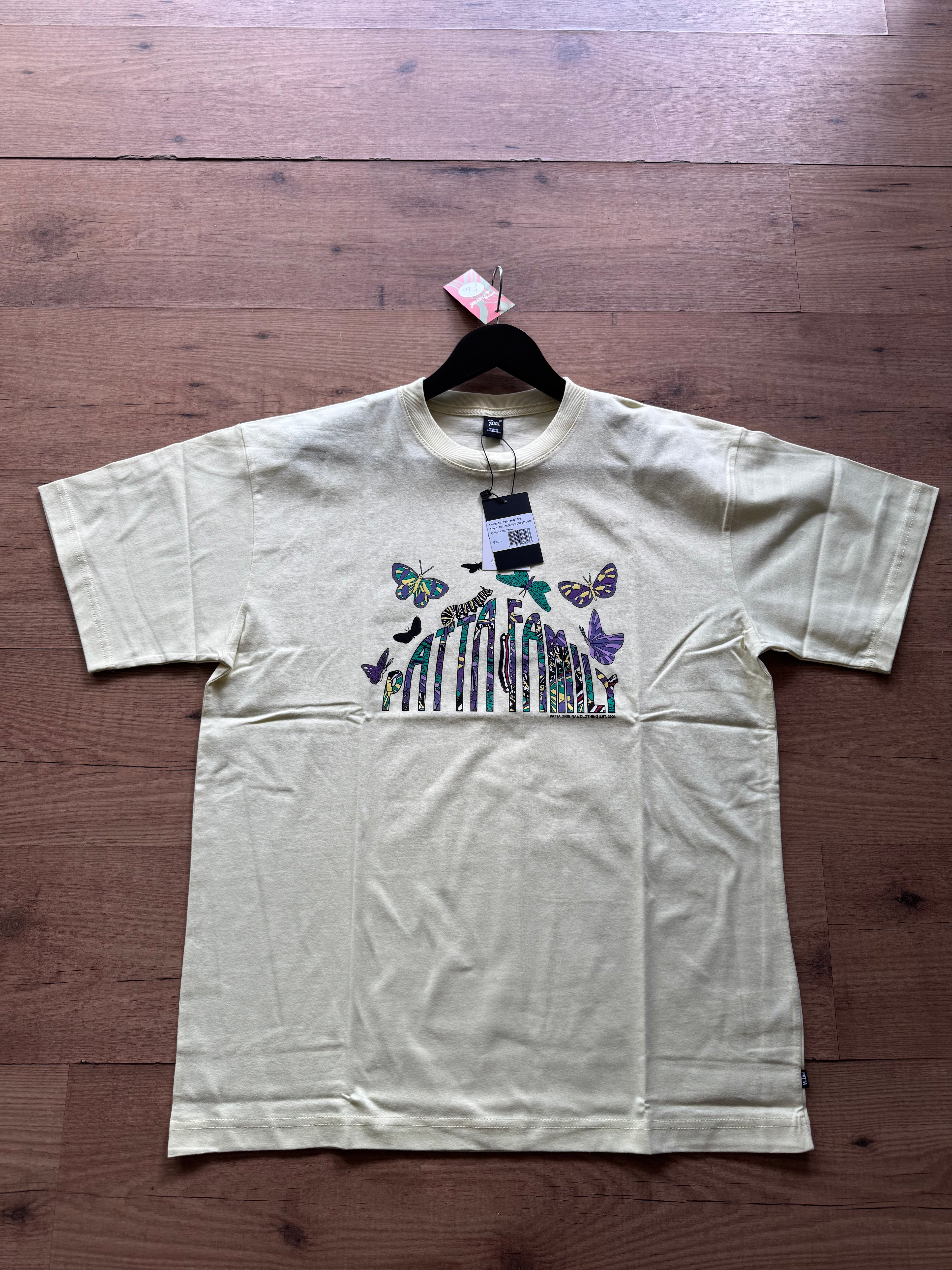 Patta Family T-shirt Wax Yellow maat L