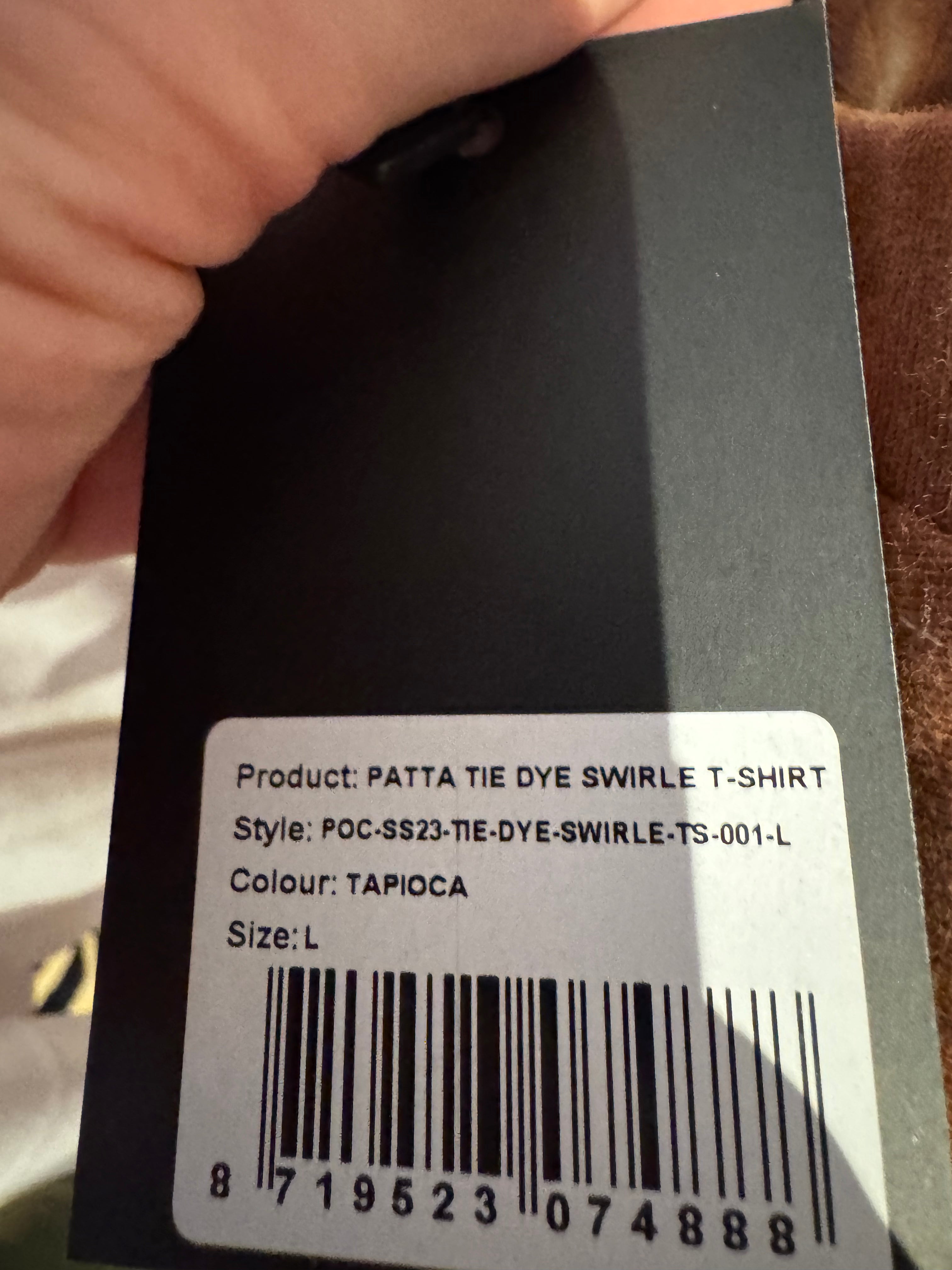 Patta Tie Dye Swirl T-Shirt maat L