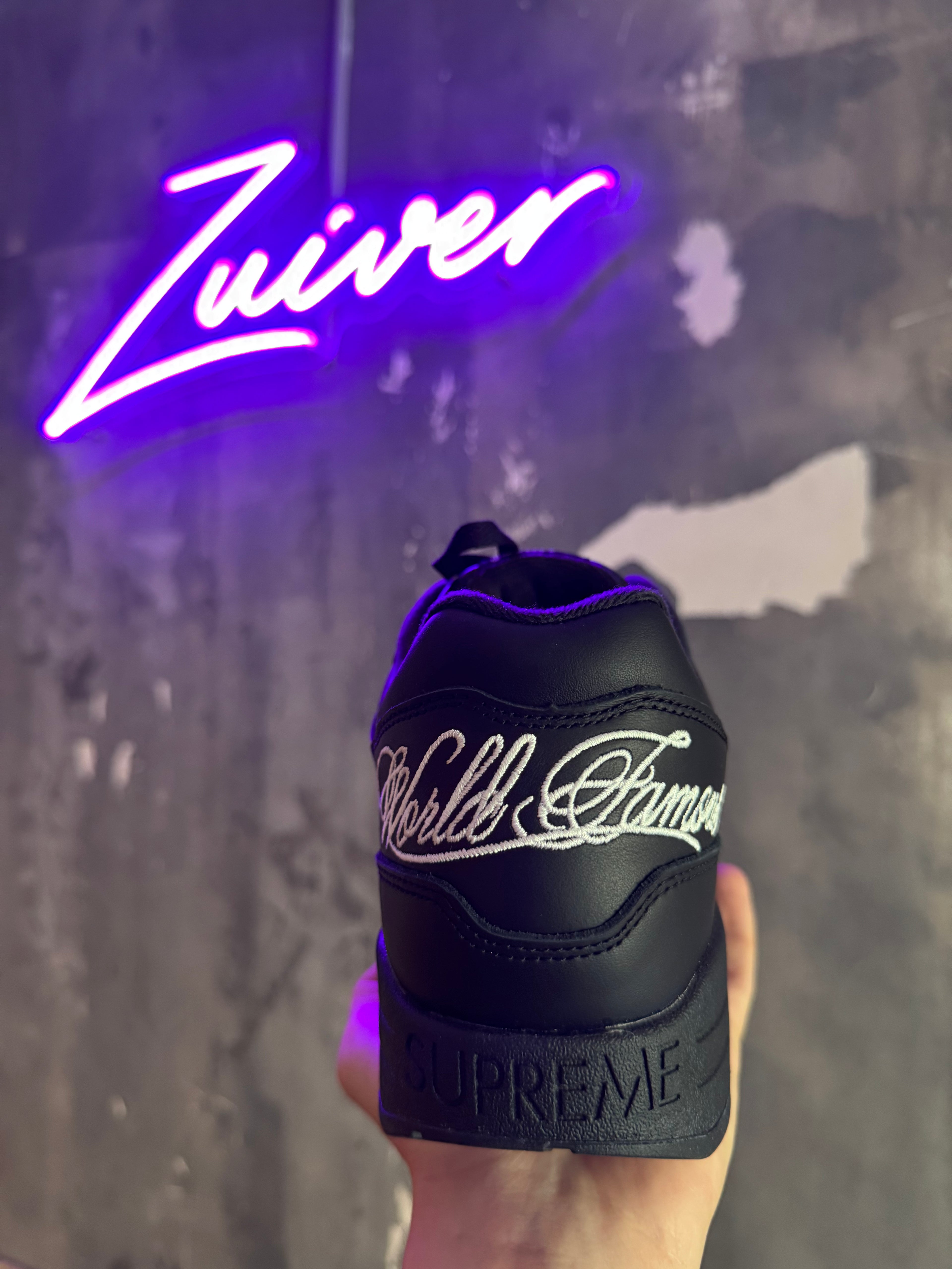 Nike Air Max 1 - Supreme Black maat 46