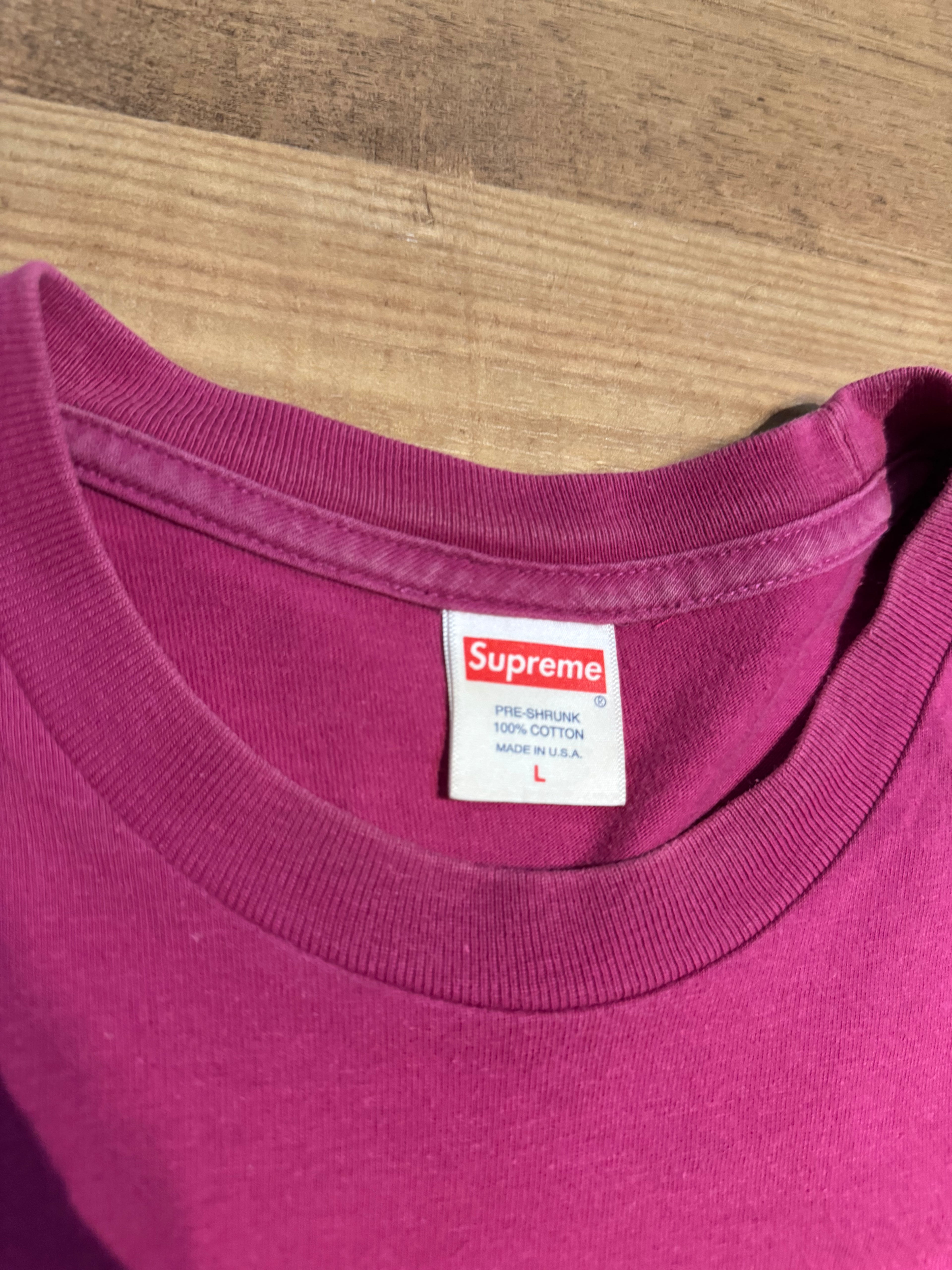 Supreme T-Shirt - Mary J Blige Magenta L