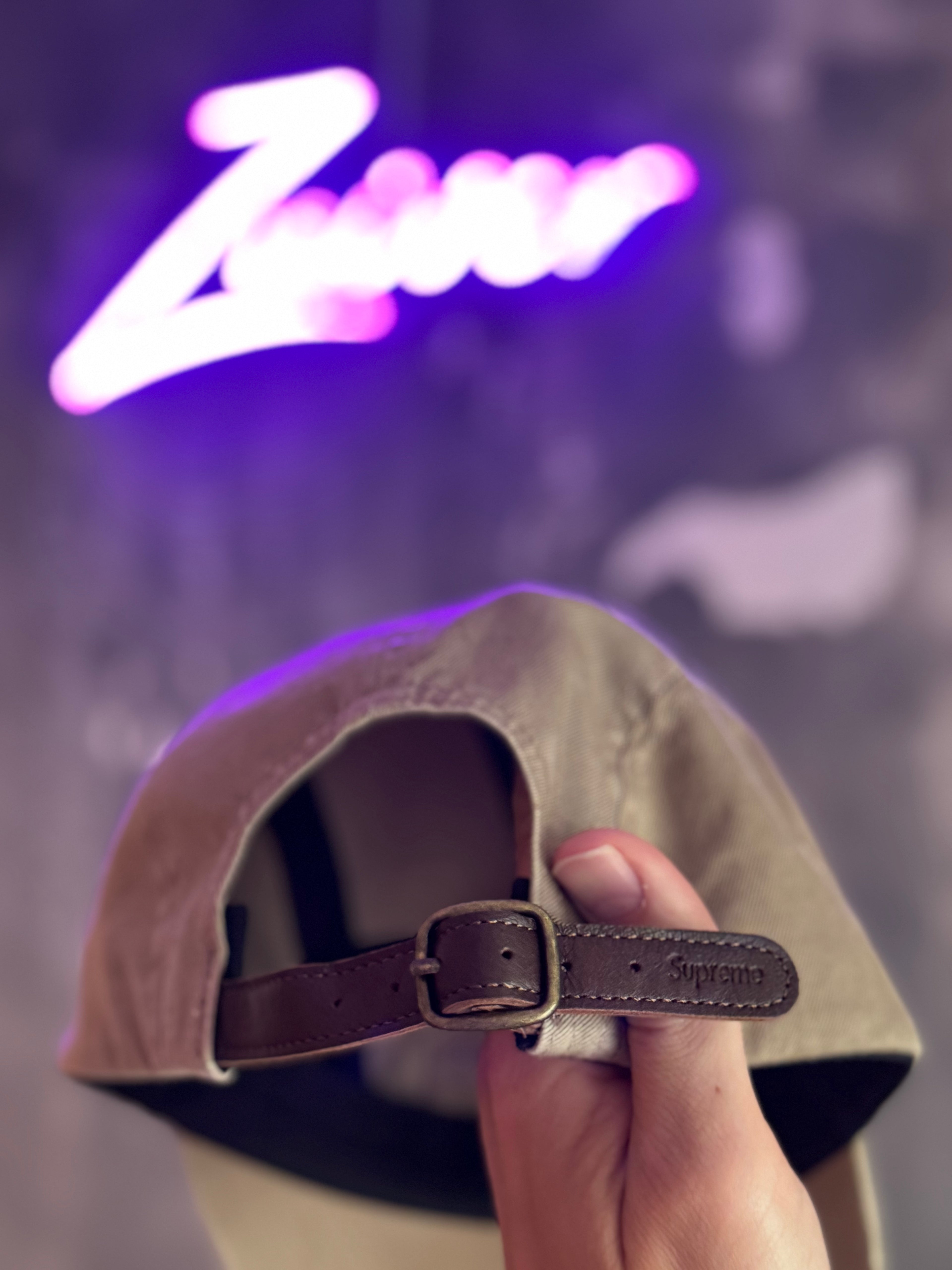 Supreme Washed Chino Twill Camp Cap FW24