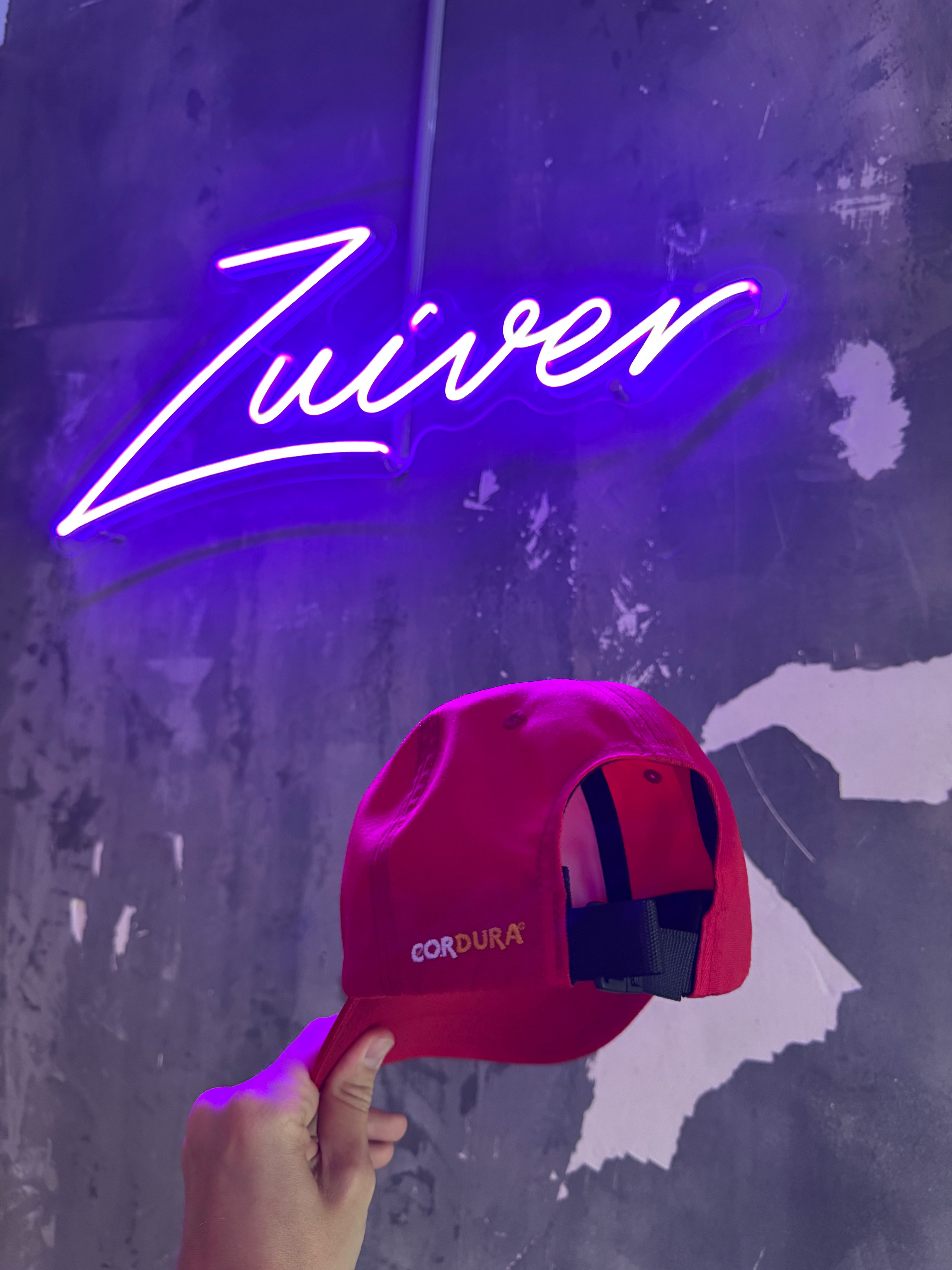 Supreme 6-Panel Cordura Cap Red