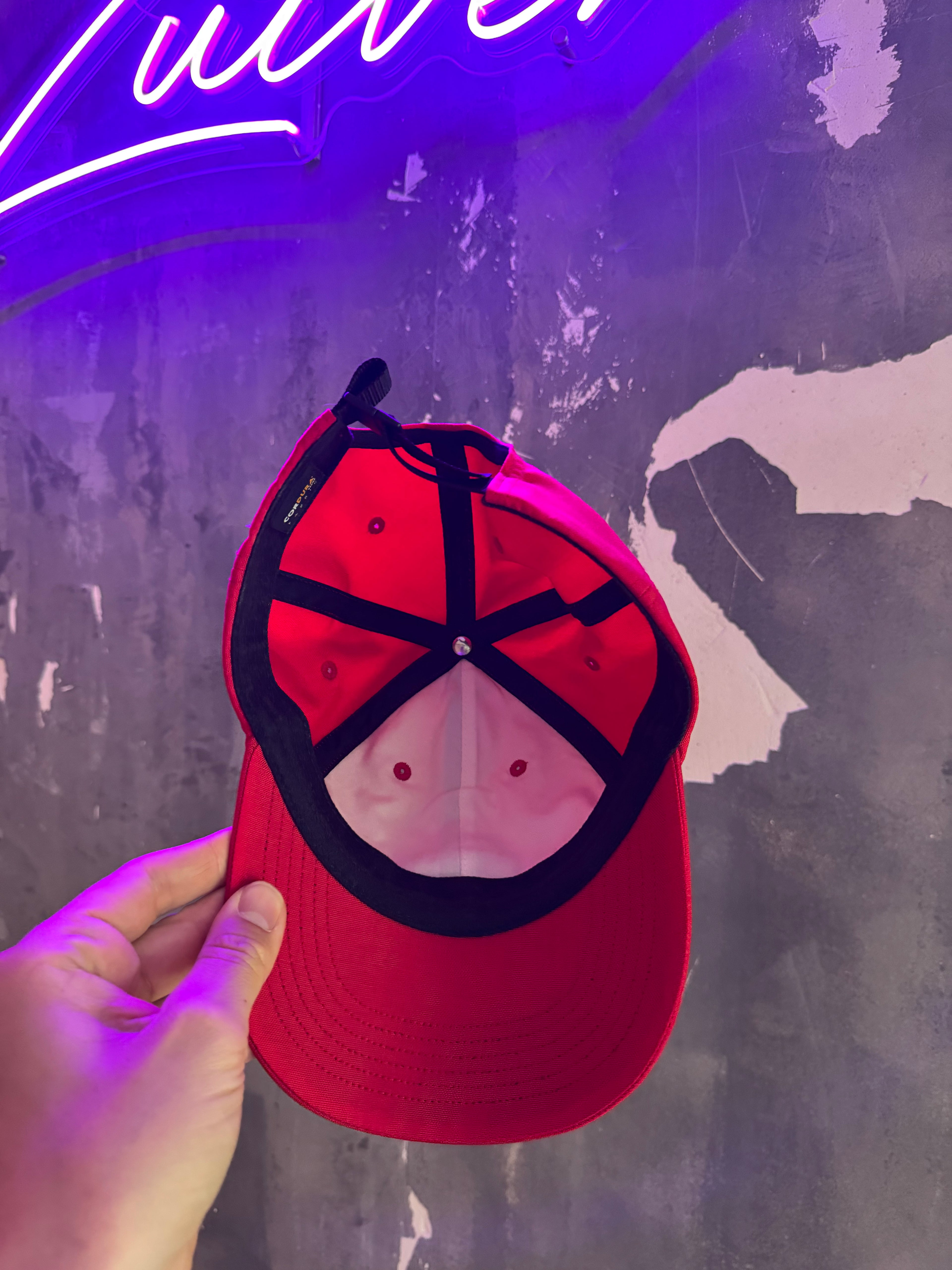 Supreme 6-Panel Cordura Cap Red