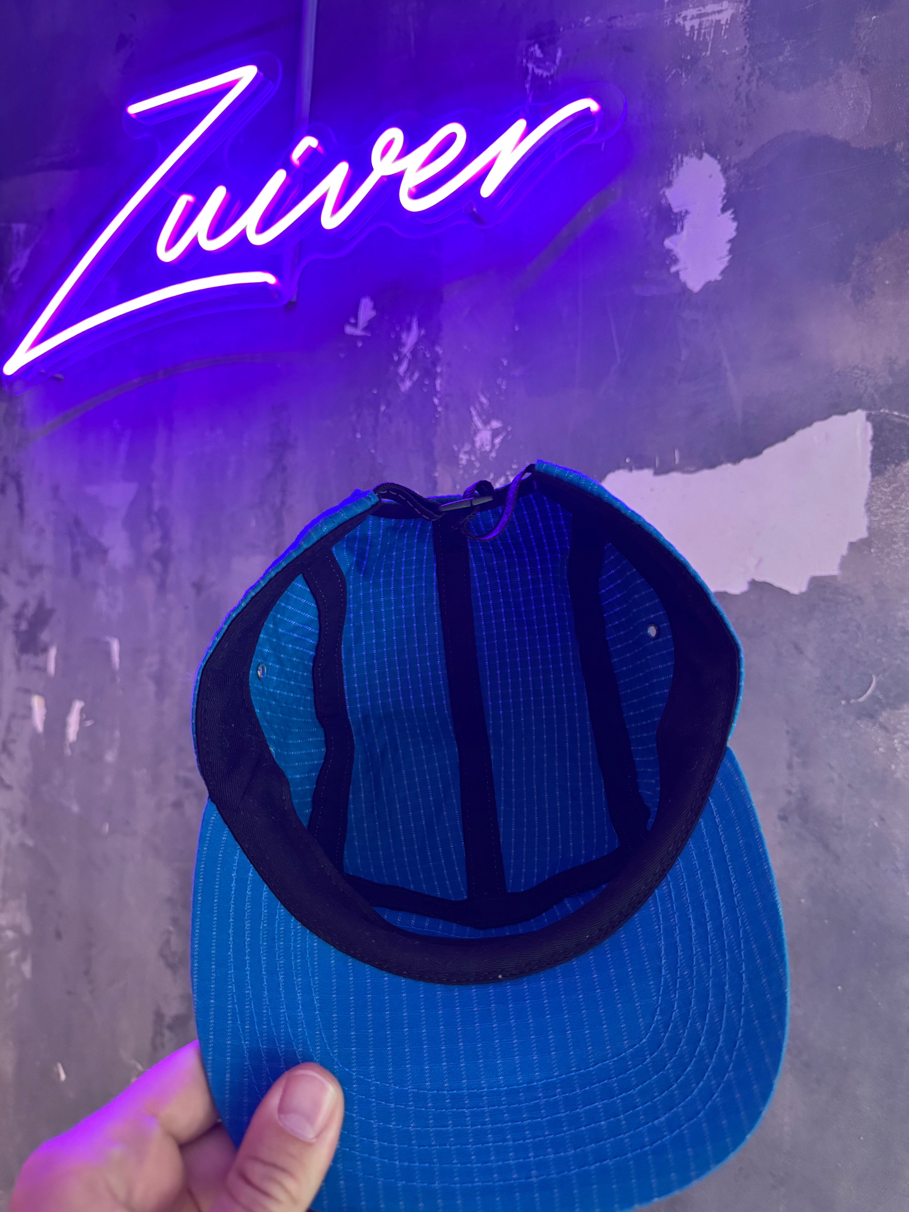 Supreme cap ripstop blue FW17