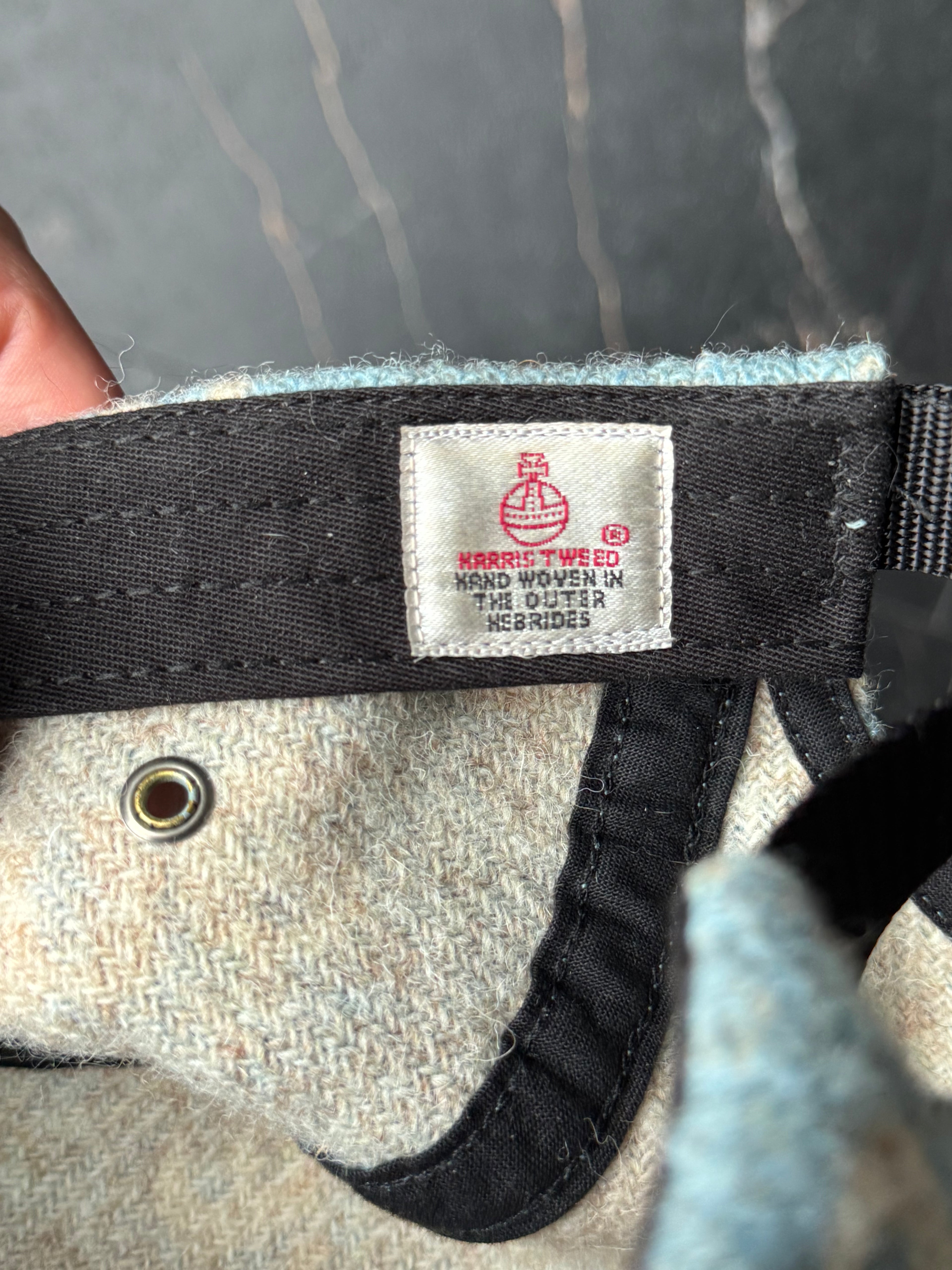 Supreme Harris Tweed Cap – Light Blue