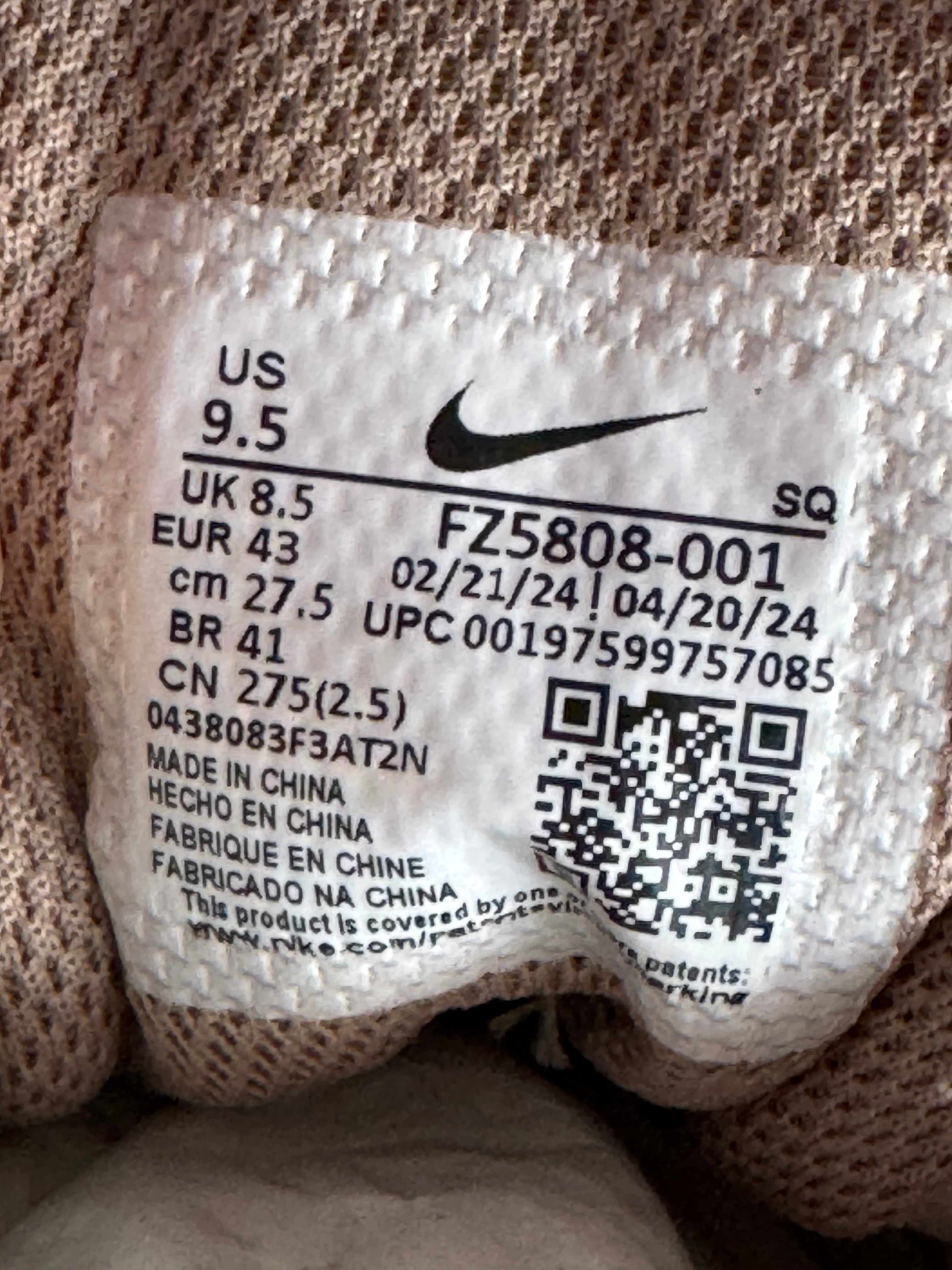 Nike Air Max 1 - Phantom Khaki maat 43