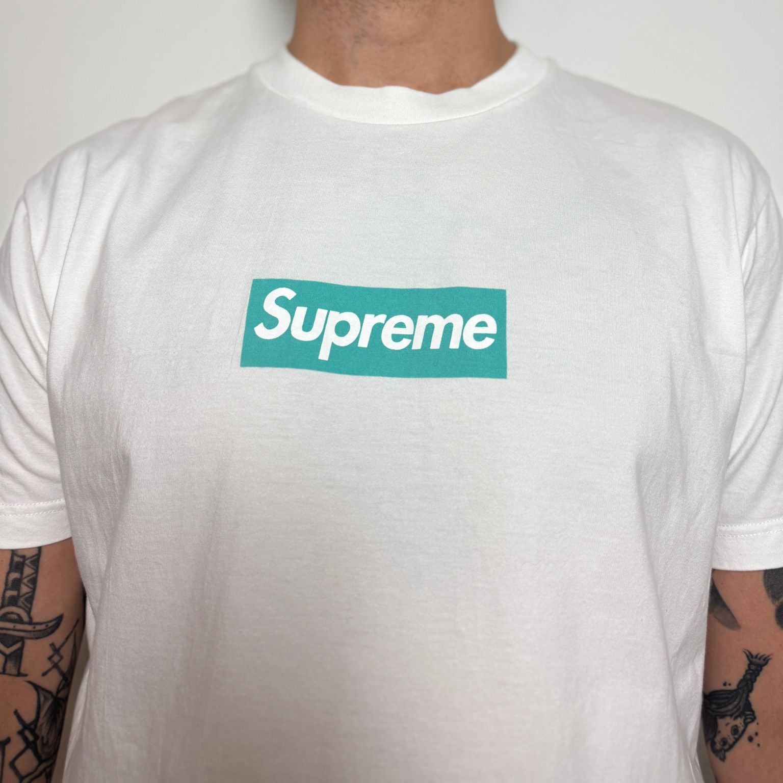 Supreme Tiffany & Co Box Logo Tee - Maat L