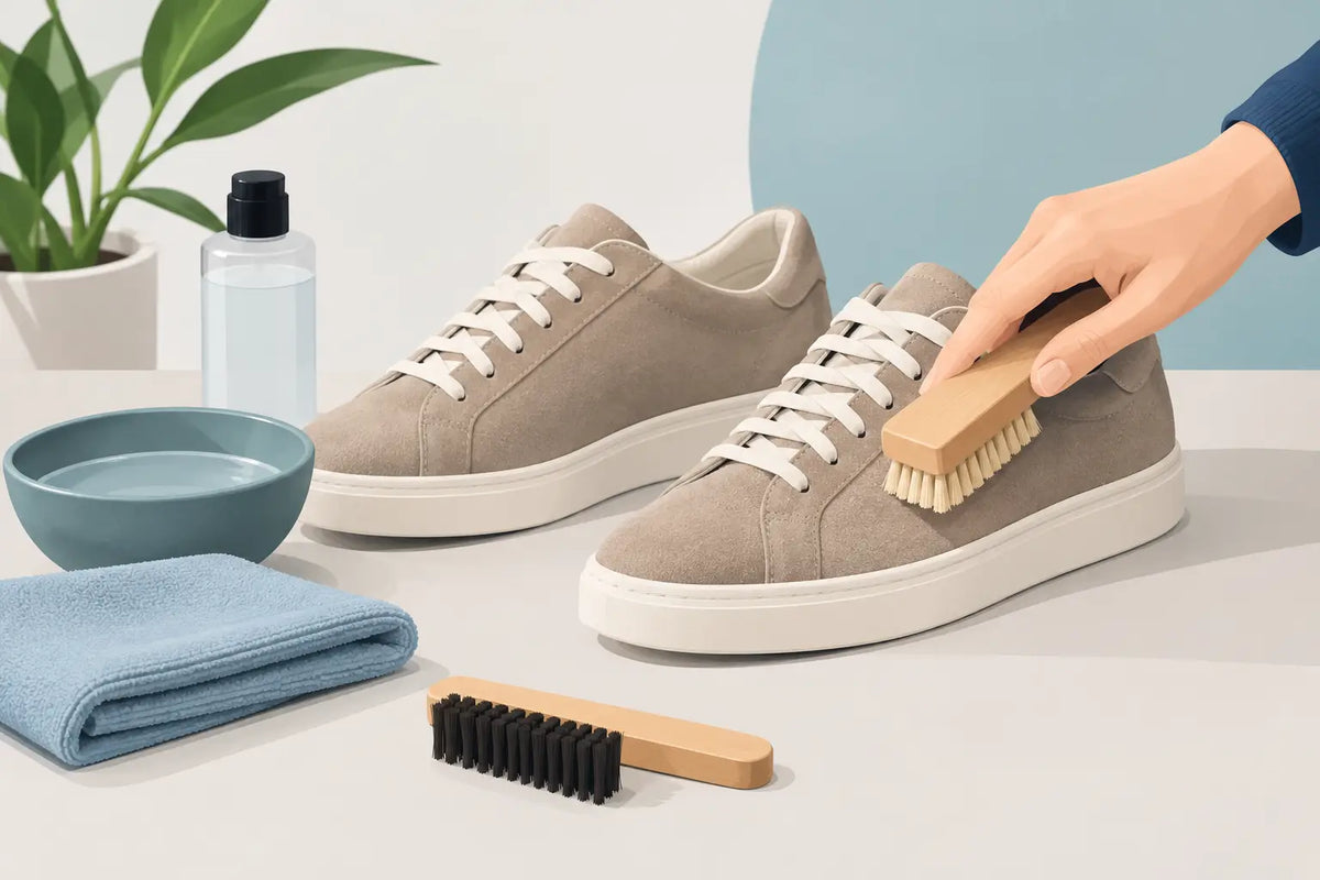 Suède sneakers reinigen zonder je pair te slopen