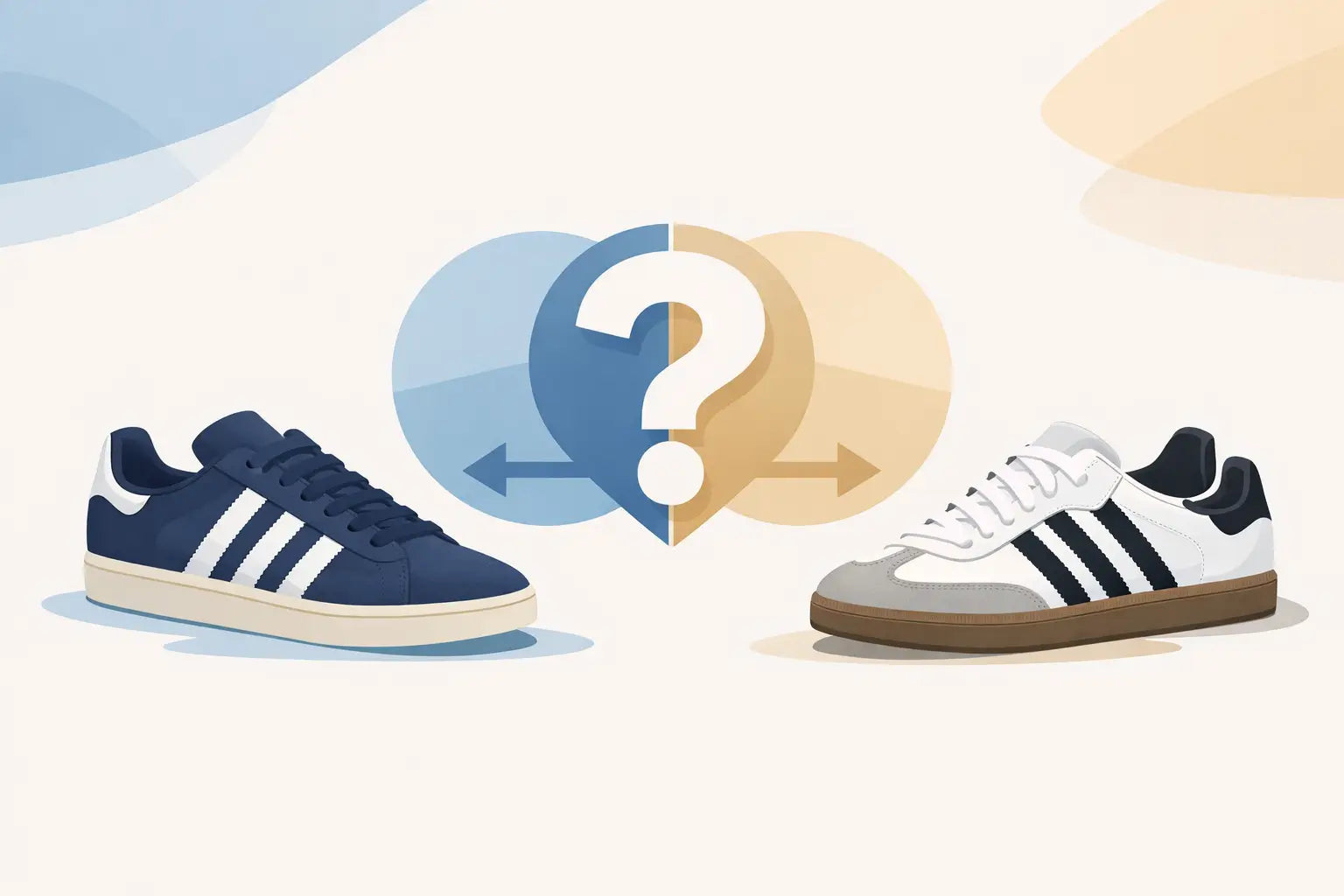 adidas Campus vergelijken met Samba of kiezen?