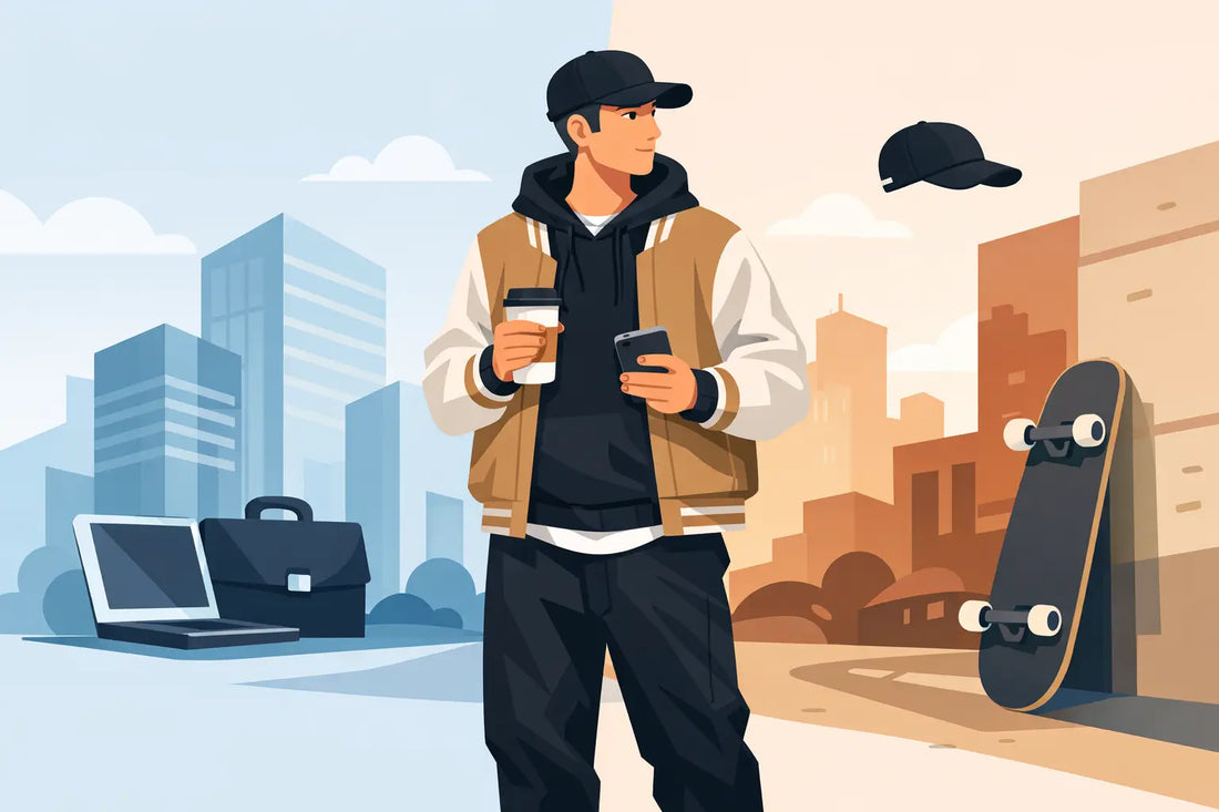 Beste streetwear basics voor heren die werken