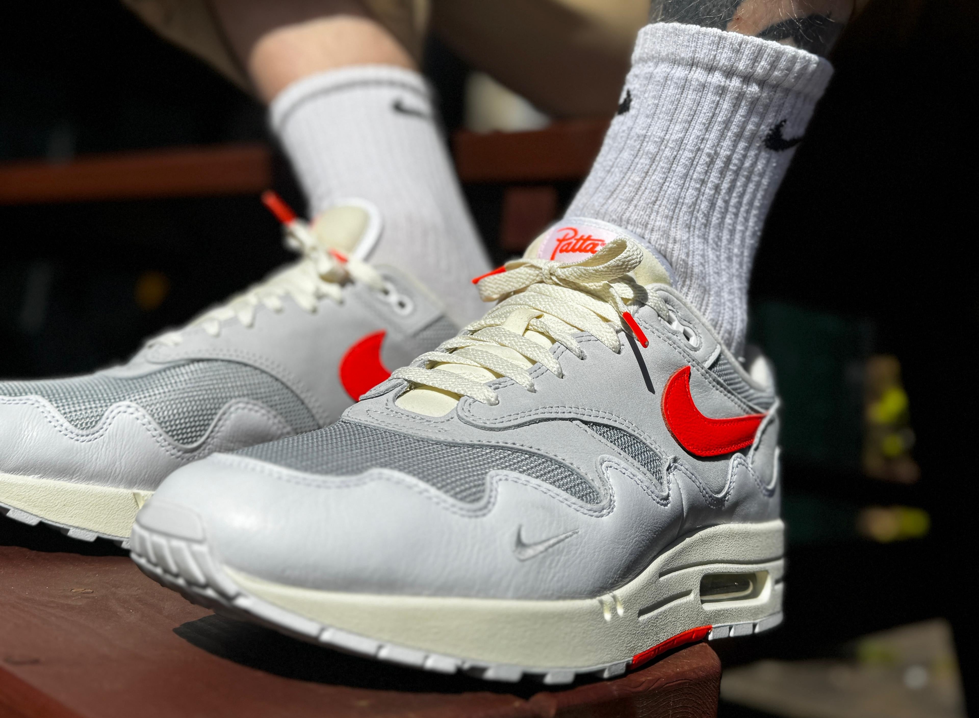 Nike Air Max 1 - Patta waves pure platinum