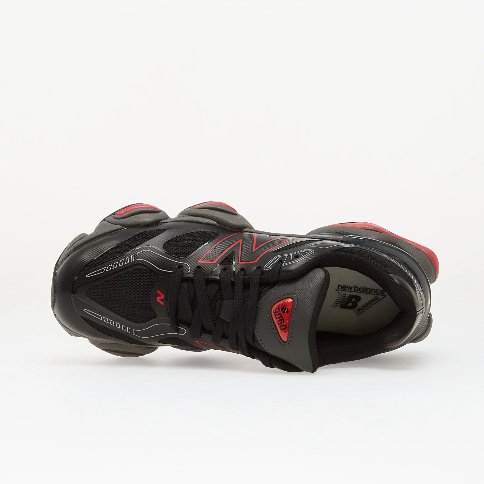 New Balance 9060 Black/Fire Cracker