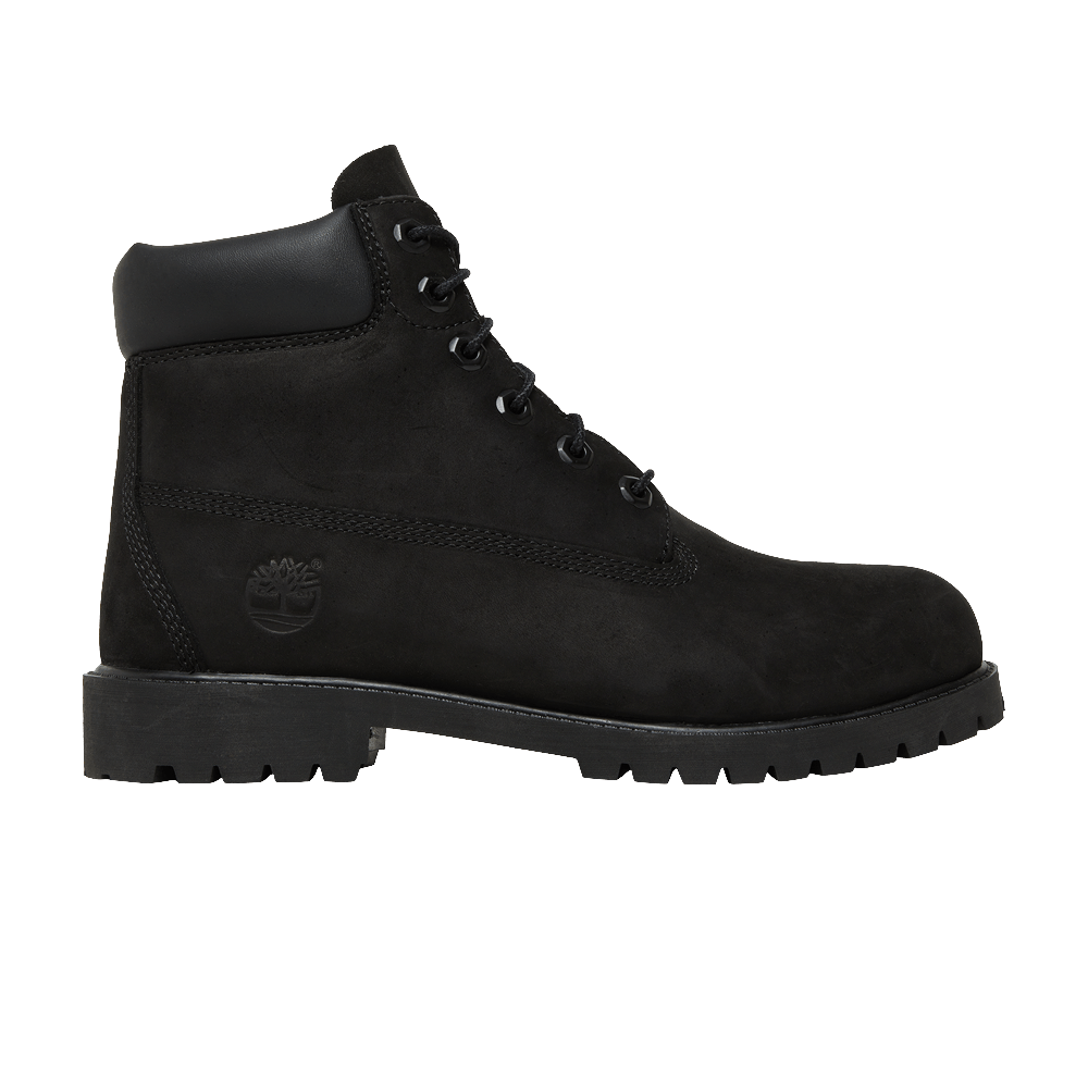 Timberland 6" Premium Boot Black Nubuck (GS)