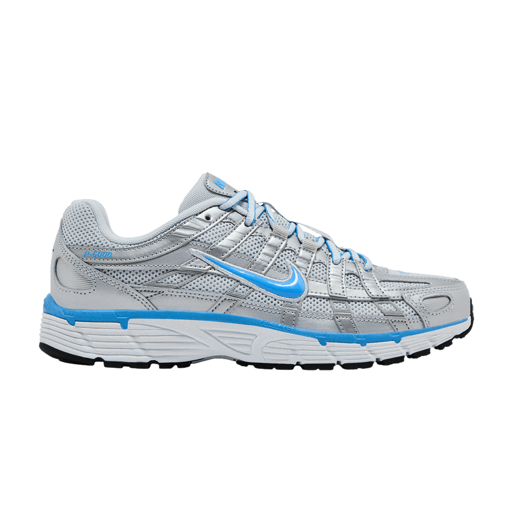 Nike P-6000 Metallic Platinum Pure Platinum Metallic Silver University Blue