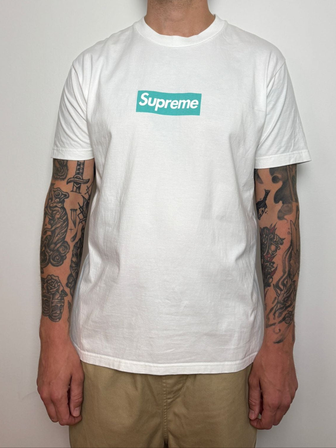 Supreme Tiffany & Co Box Logo Tee - Maat L