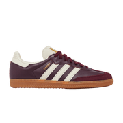 adidas Samba OG Maroon Gold Metallic (Women's)