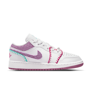 Jordan 1 Low White Light Bordeaux (GS)