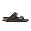 Birkenstock Arizona Birko Flor Black Black Foot Bed