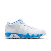 Jordan 9 Retro Low Golf White University Blue