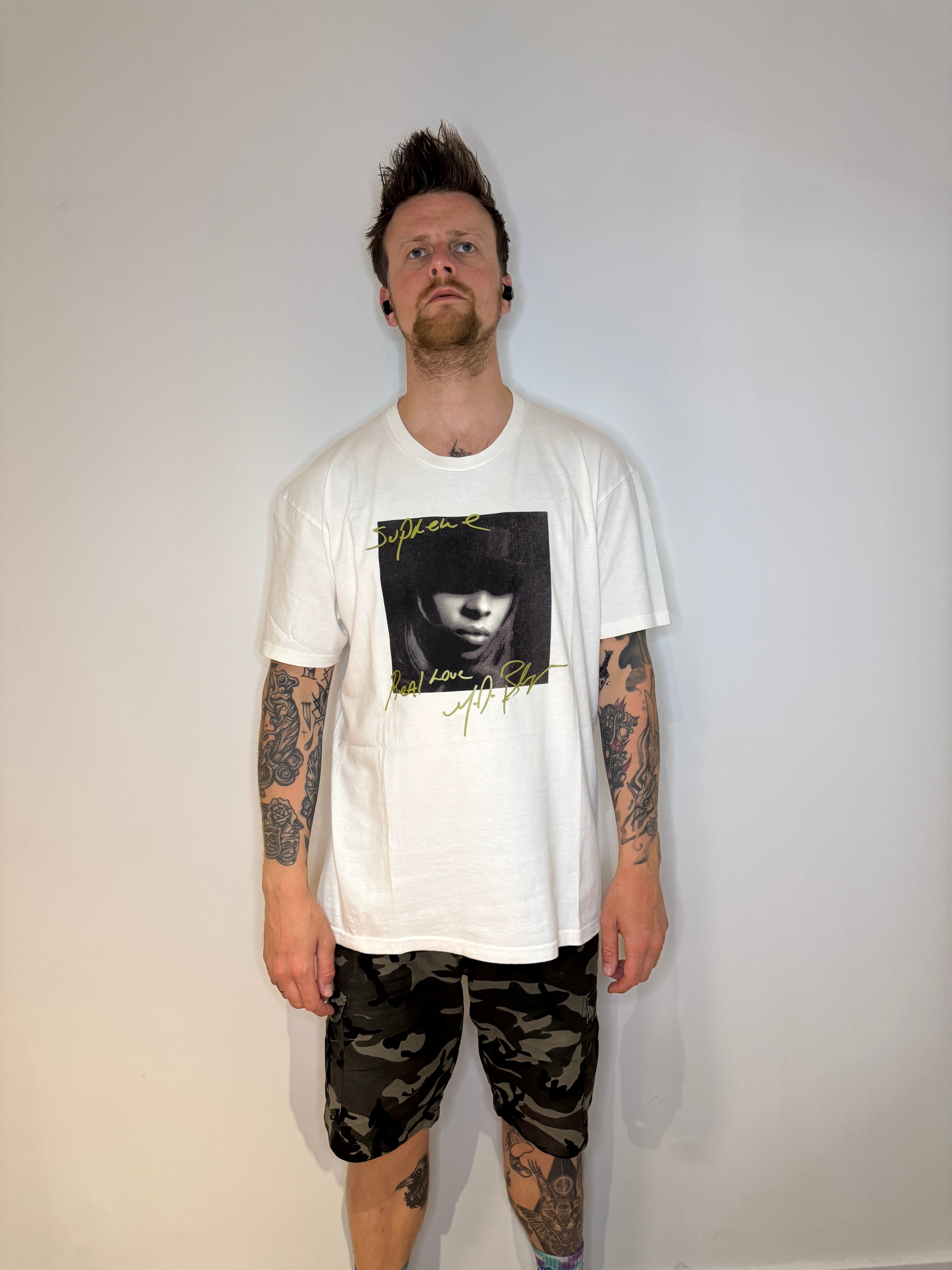 Supreme T-shirt Mary J Blige White maat XL