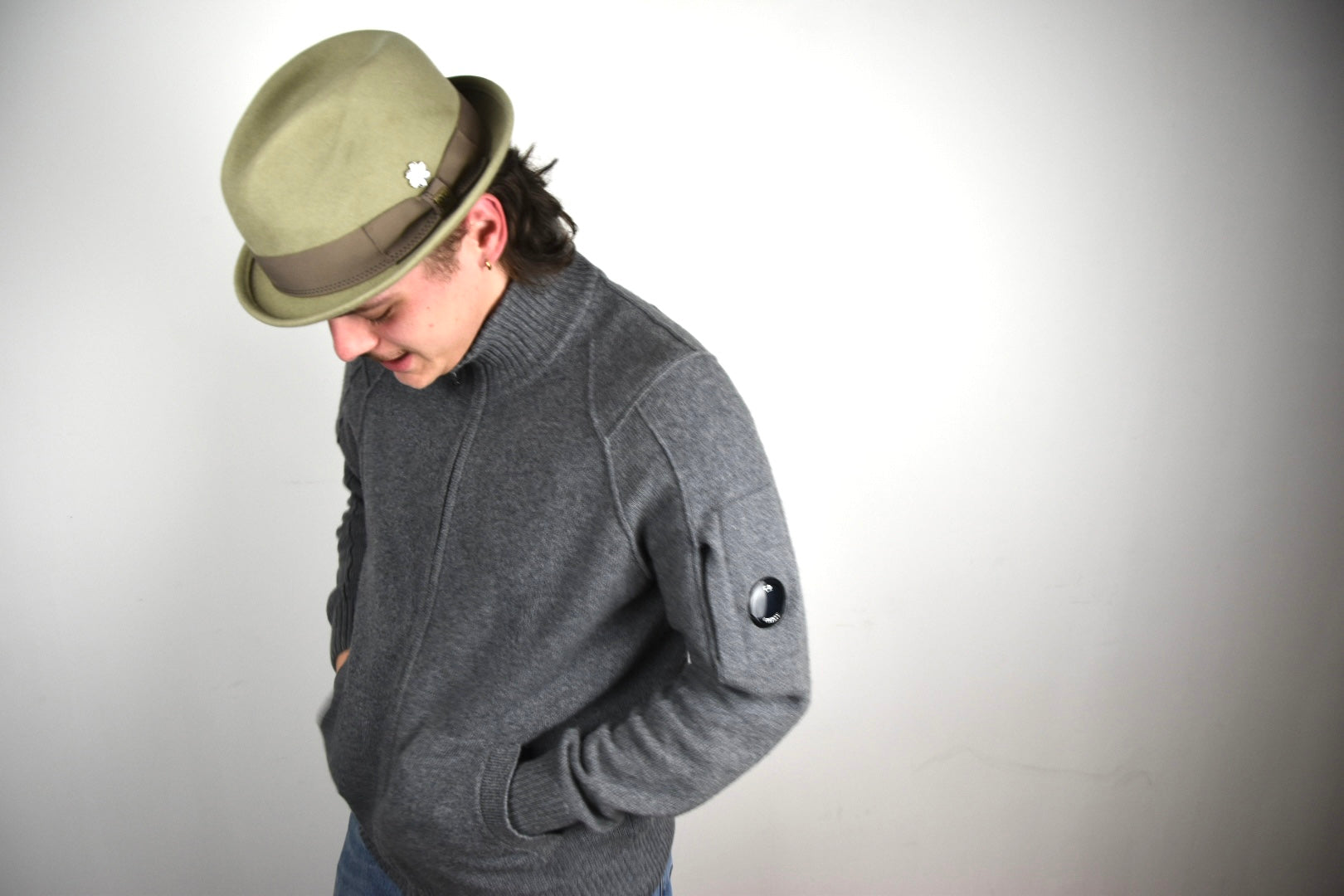 C.P Company zip vest Grey - L