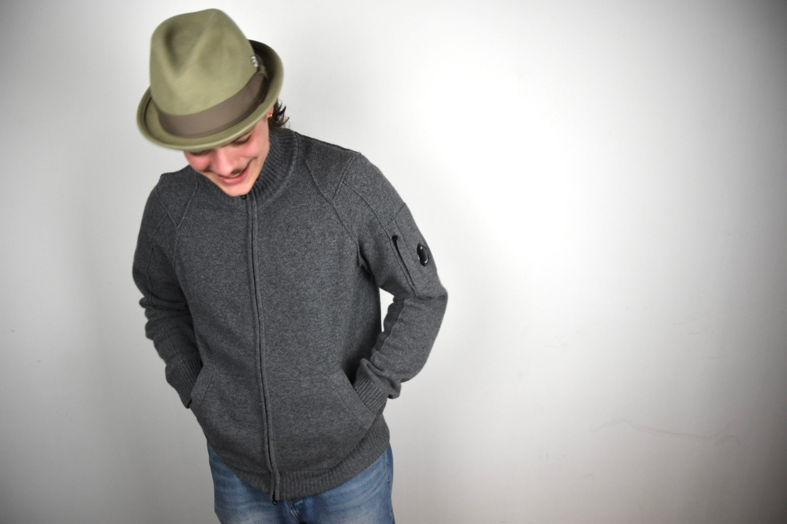 C.P Company zip vest Grey - L