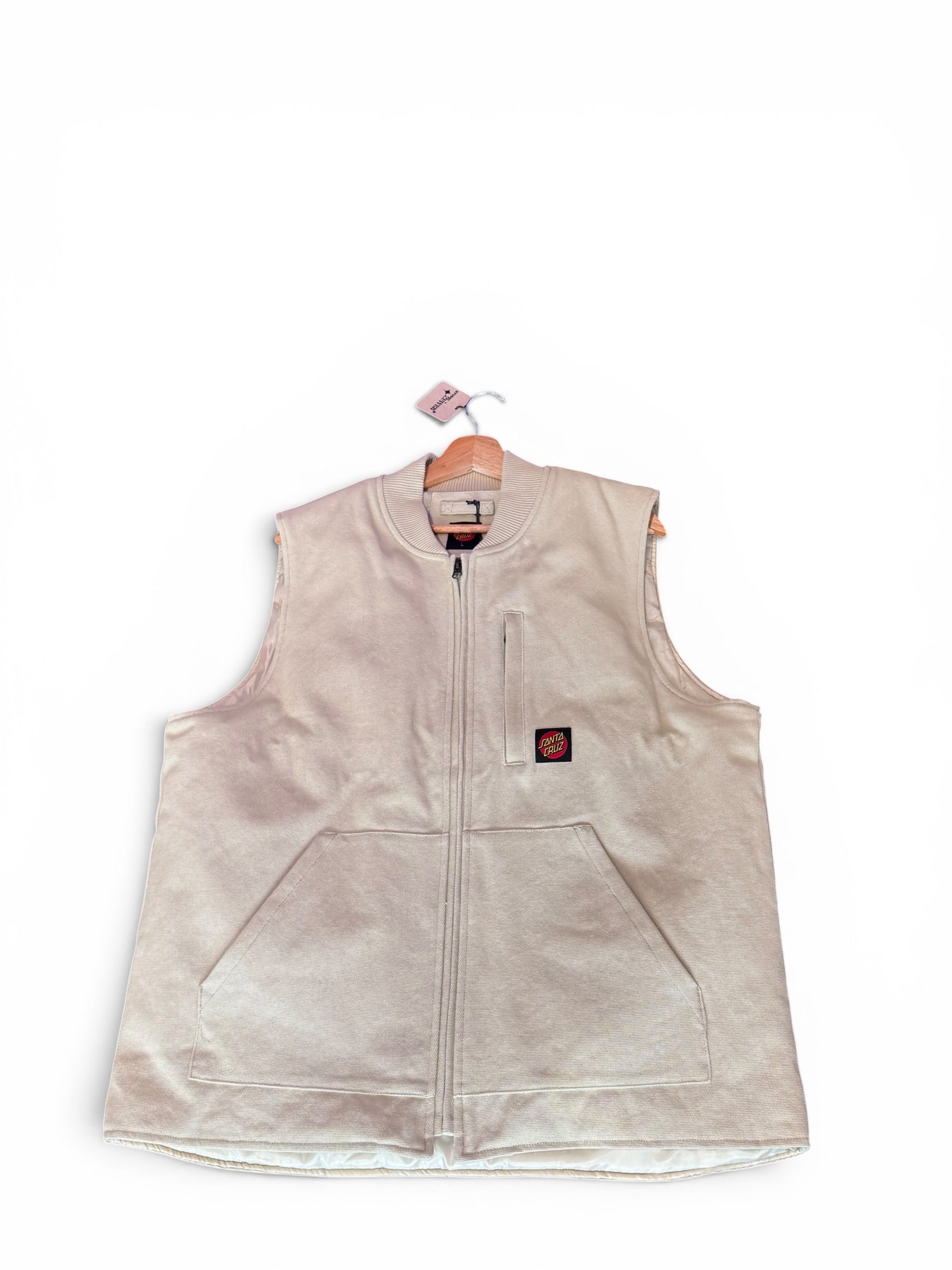 Santa Cruz Vest Canvas Beige