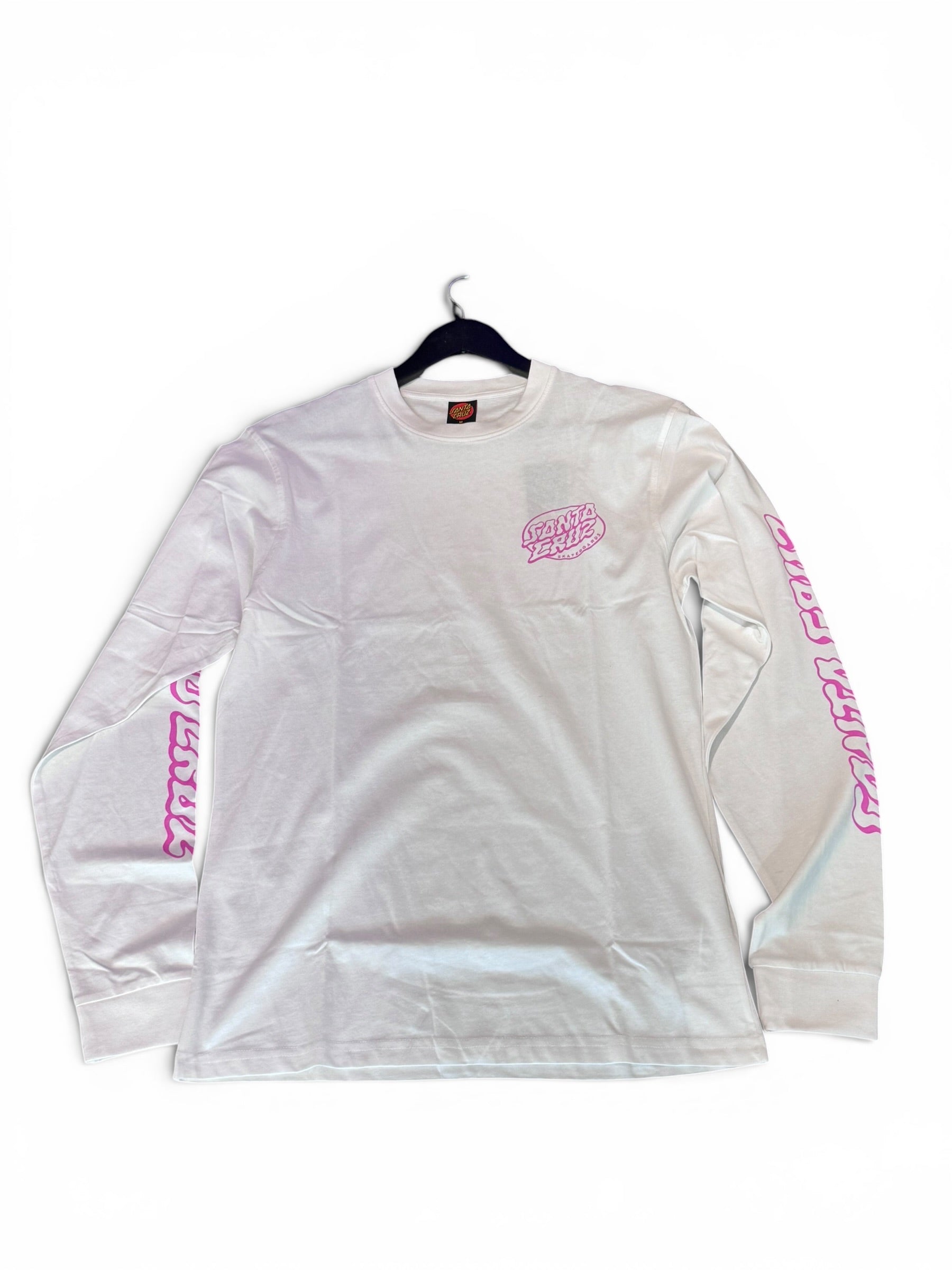 Santa Cruz Longsleeve White/Pink