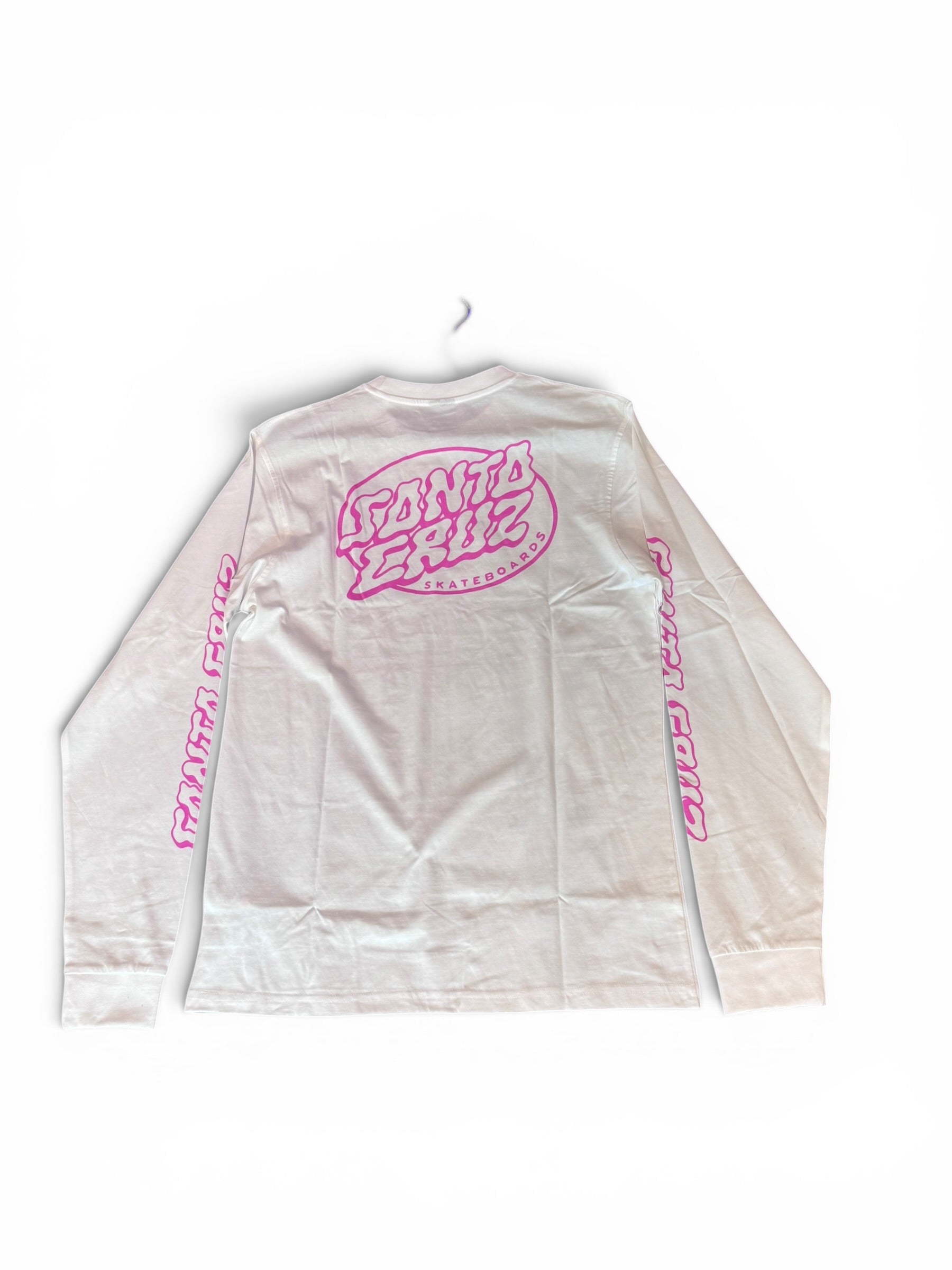 Santa Cruz Longsleeve White/Pink